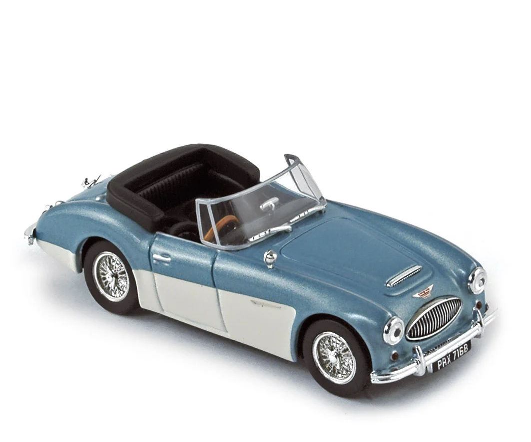 Austin Healey 3000 MK3 1964 Bleu métallisé & Ivoire 1/18