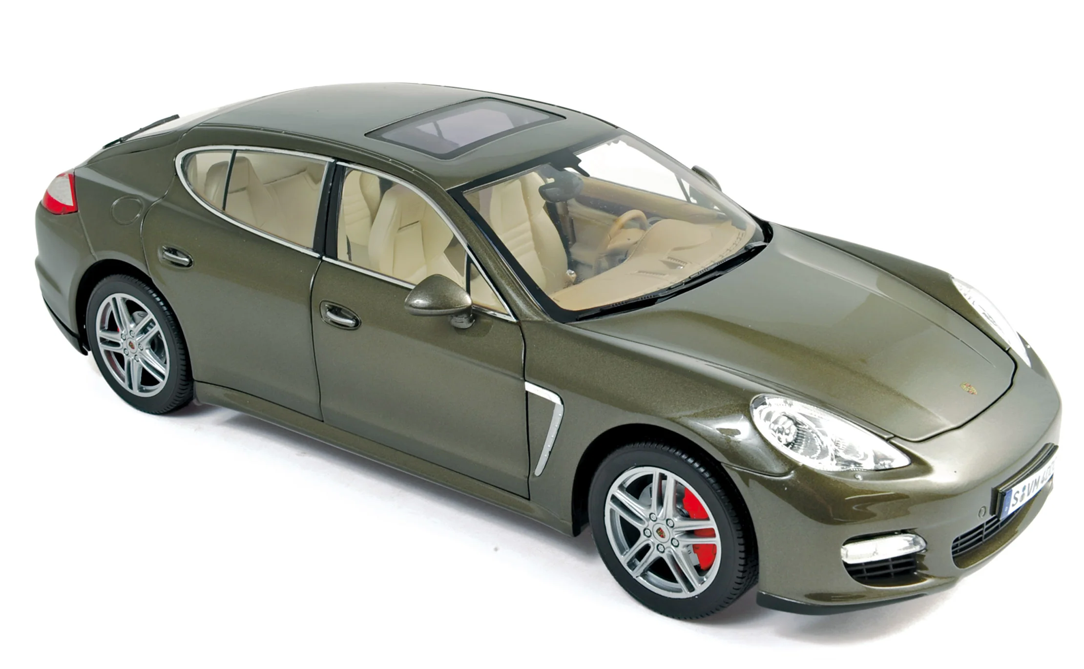 Porsche Panamera Turbo 2009 Brun Topas 1/18