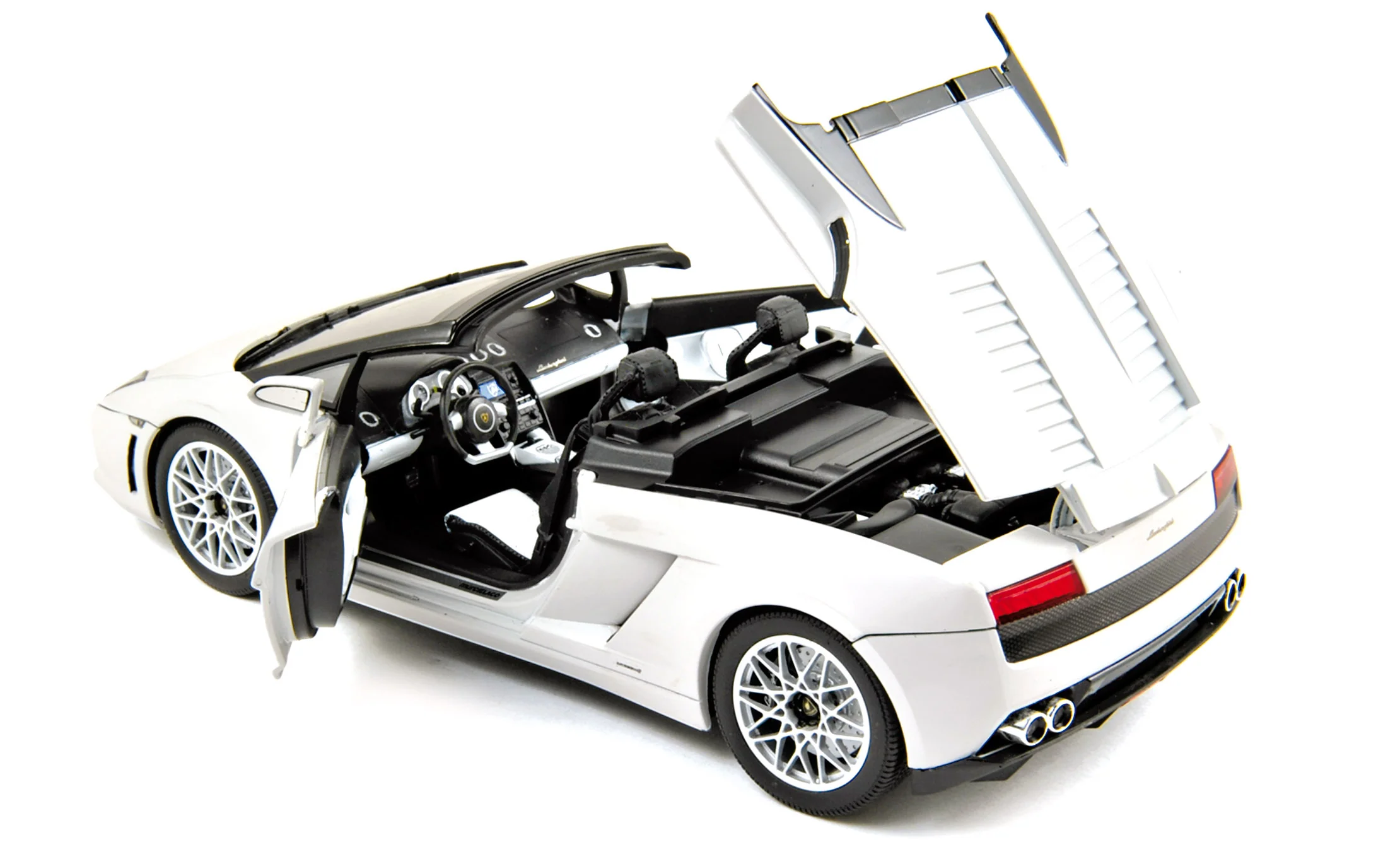 Lamborghini Gallardo LP 560-4 Spyder 2009 Blanc 1/18 - Image 2