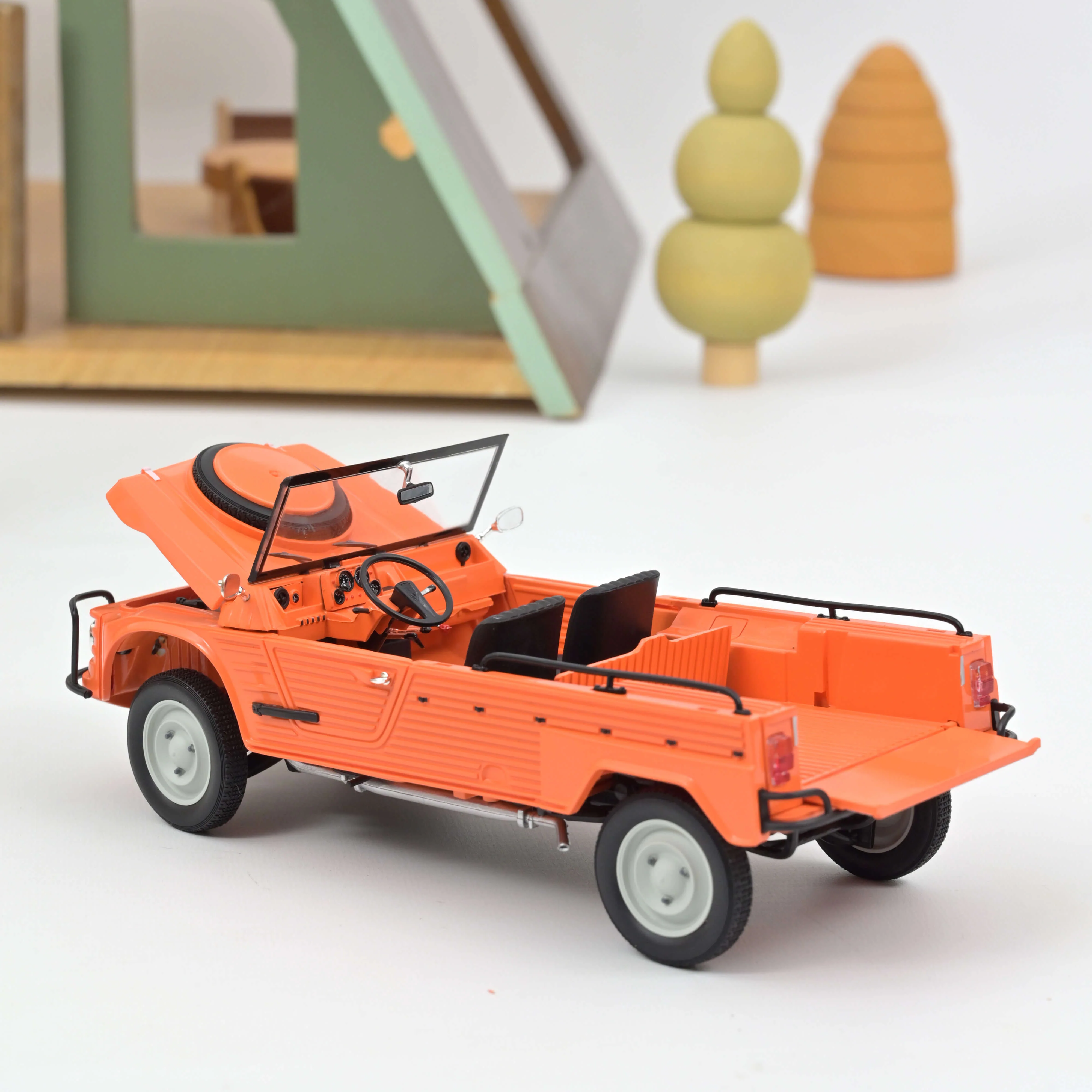 Citroën Méhari 4x4 1979 Orange Kirghiz 1/18 - Image 3
