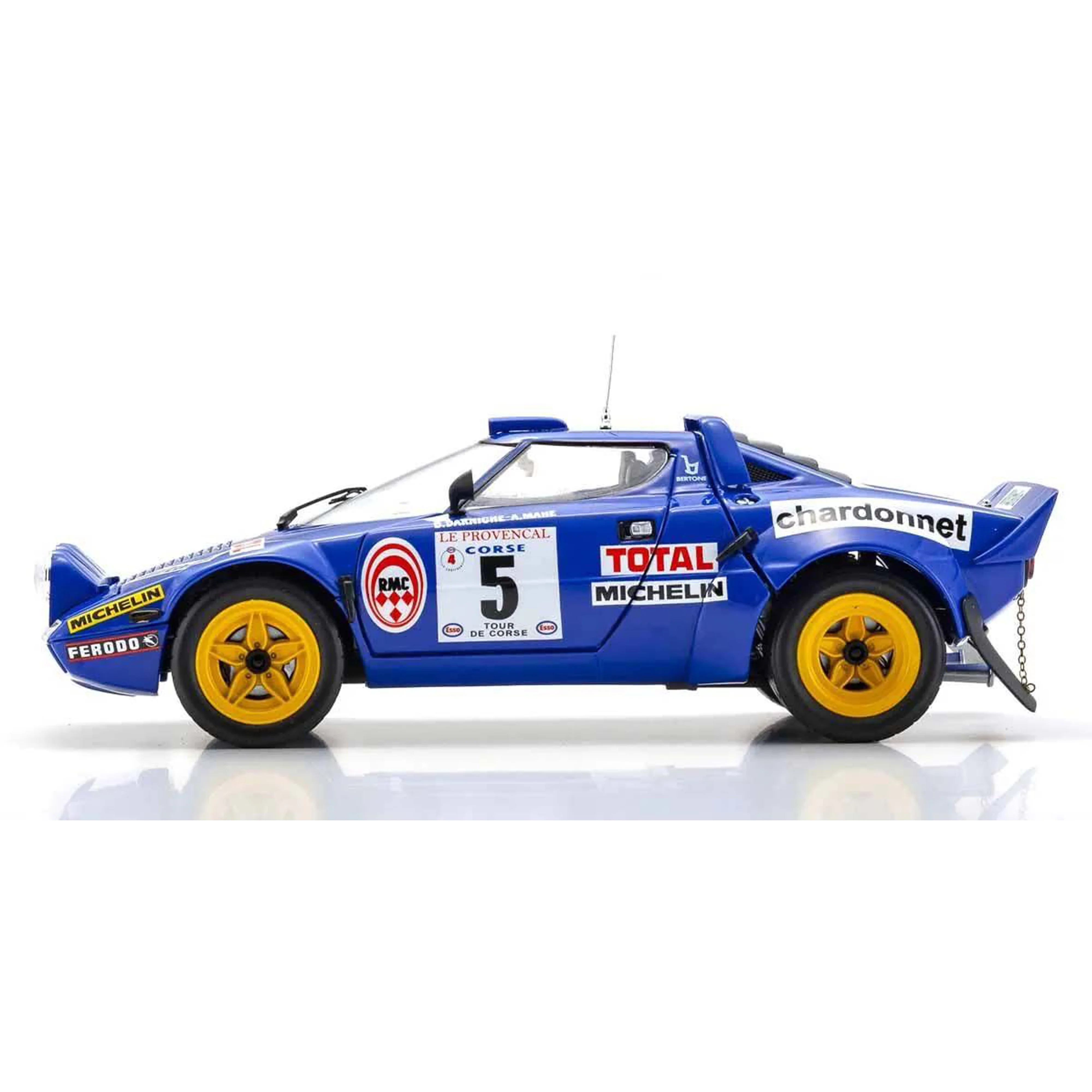 Lancia Stratos HF 1976 Tour de Corse Bleu (N°5) 1/18 - Image 3