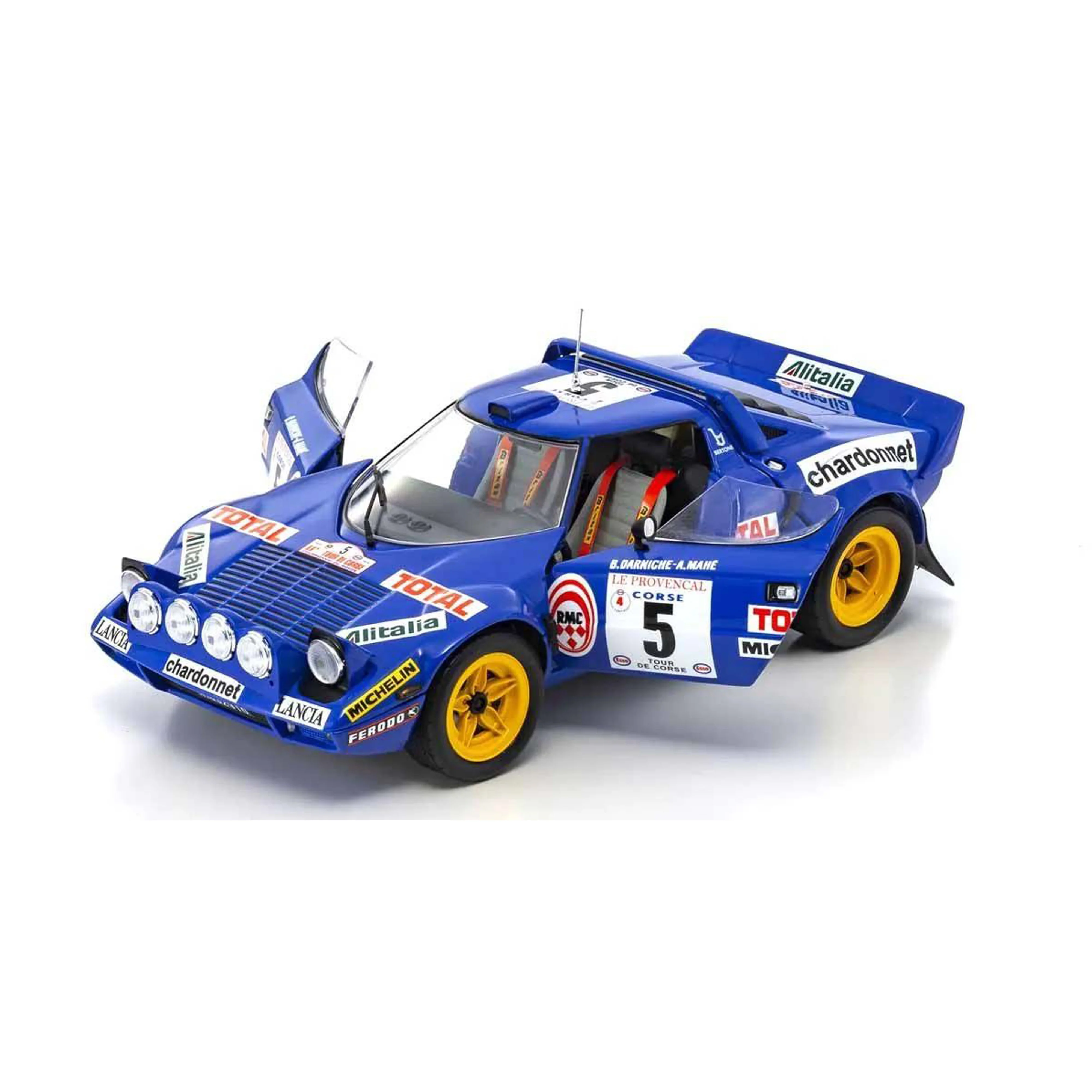 Lancia Stratos HF 1976 Tour de Corse Bleu (N°5) 1/18 - Image 4