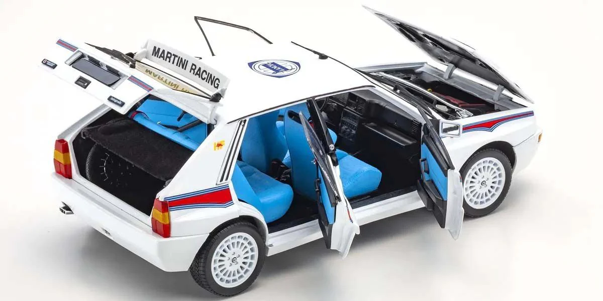 Lancia Delta HF Integrale 6 Blanc 1/18 - Image 4