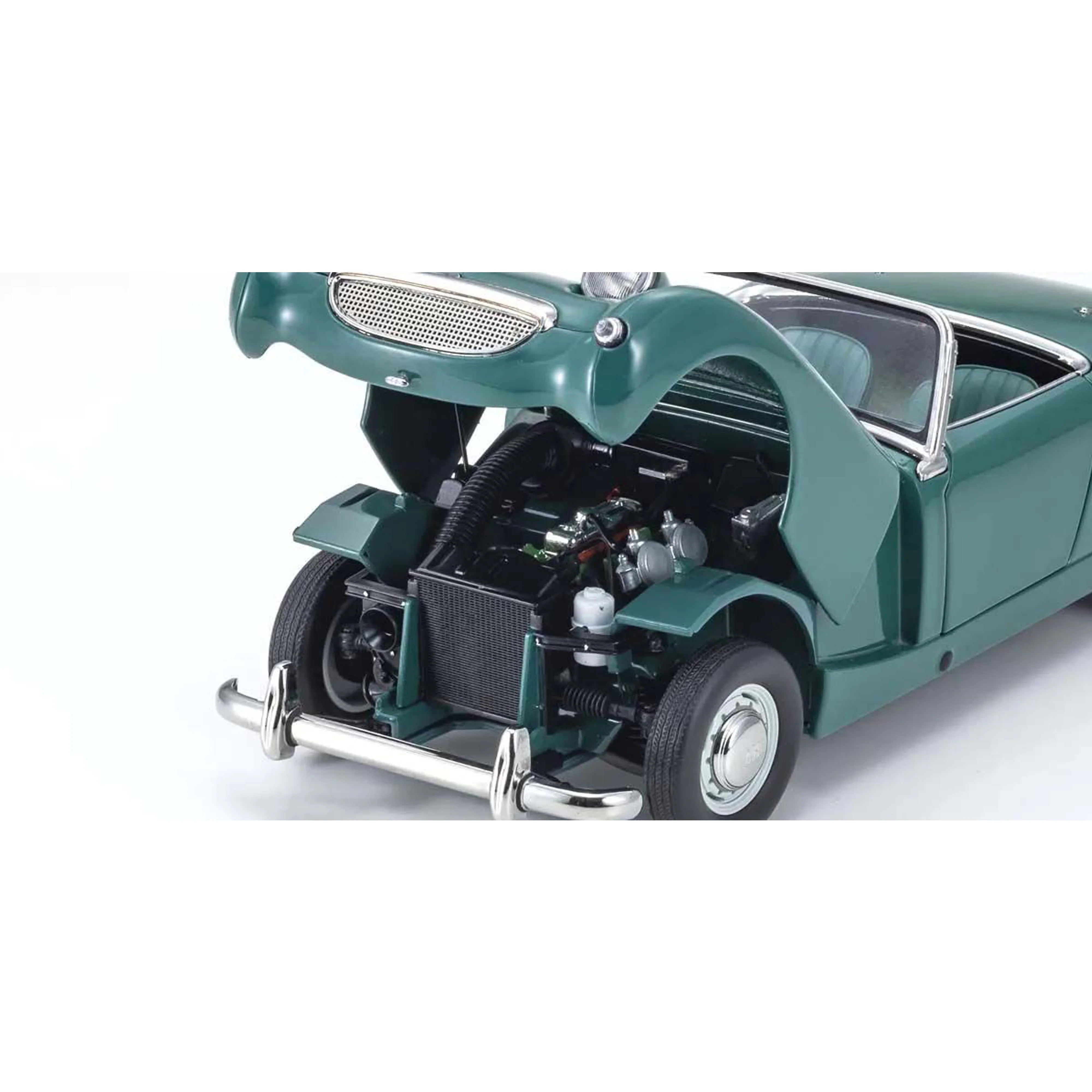 Austin Healey Sprite Mk-1 Vert Feuille 1/18 - Image 4
