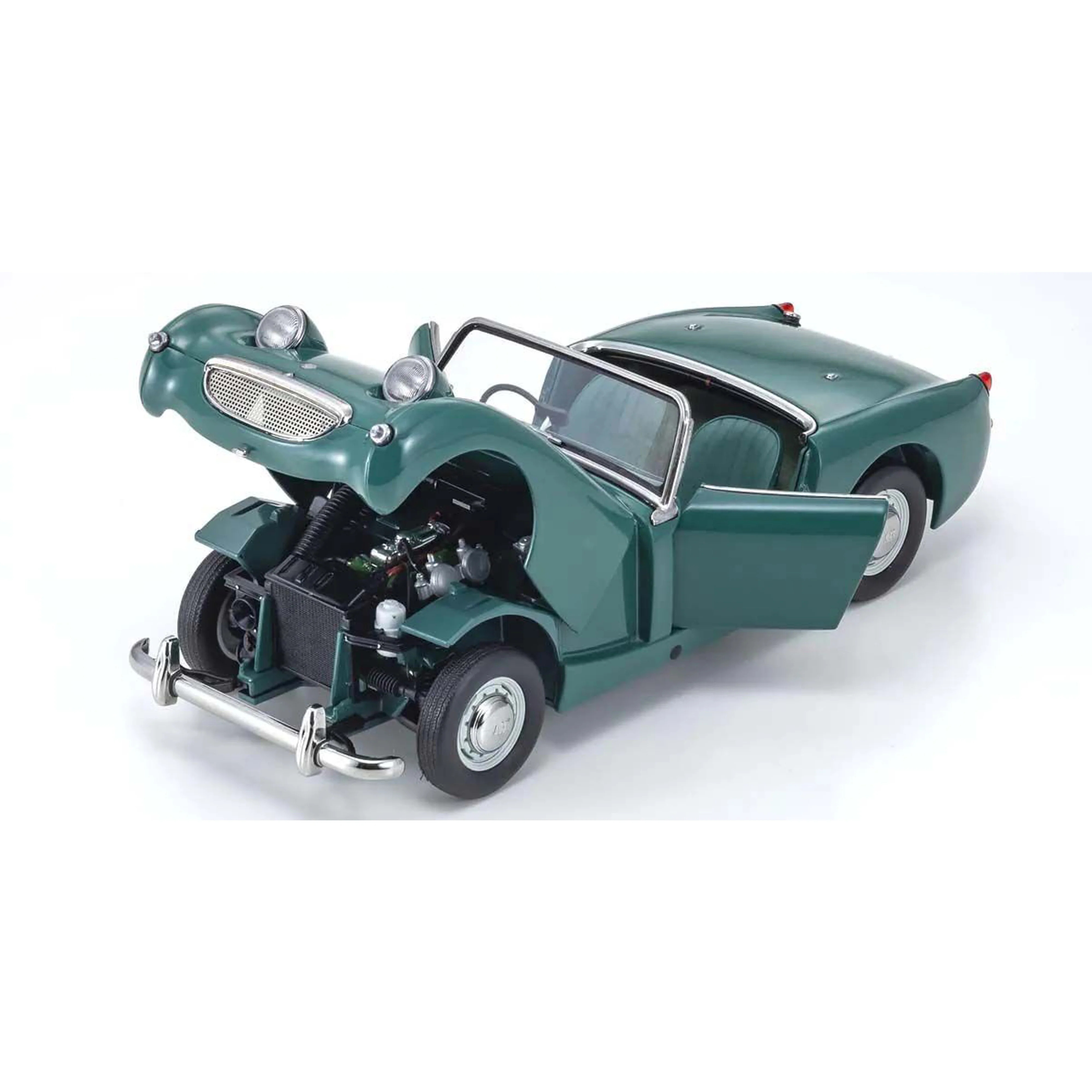 Austin Healey Sprite Mk-1 Vert Feuille 1/18 - Image 5