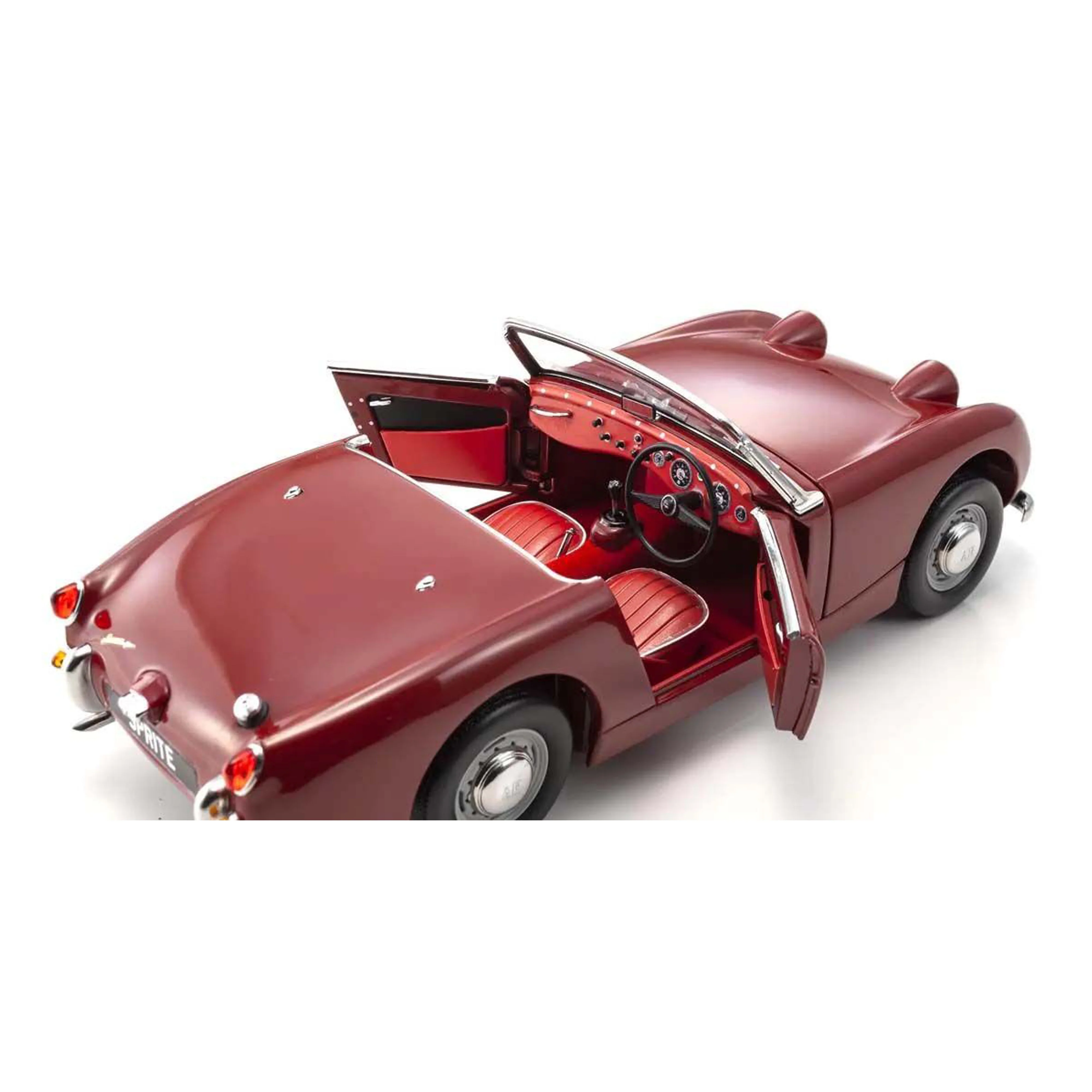 Austin Healey Sprite Mk-1 Rouge Cerise 1/18 - Image 5