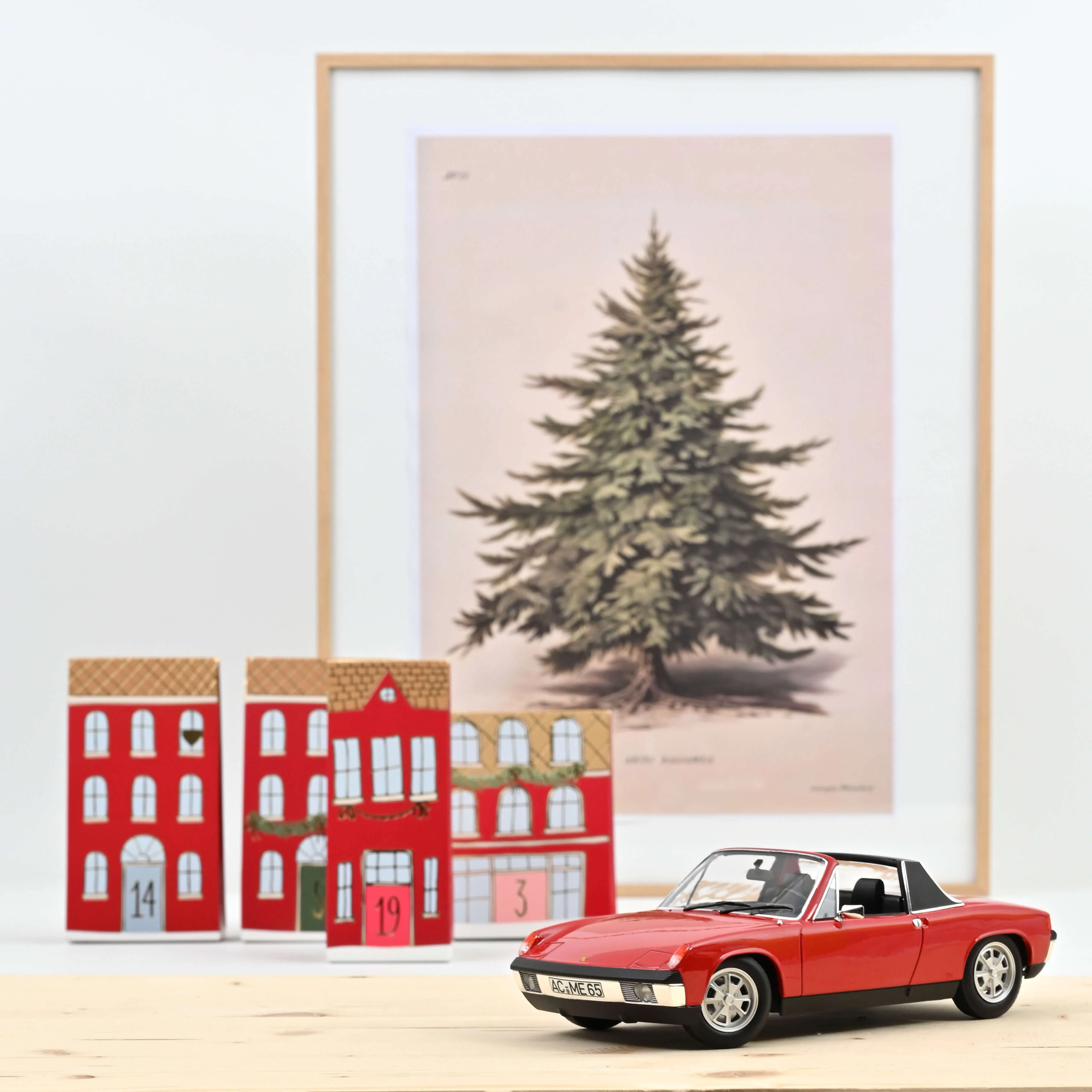 VW-Porsche 914 1.7 1972 Rouge Bahia 1/18 - Image 2