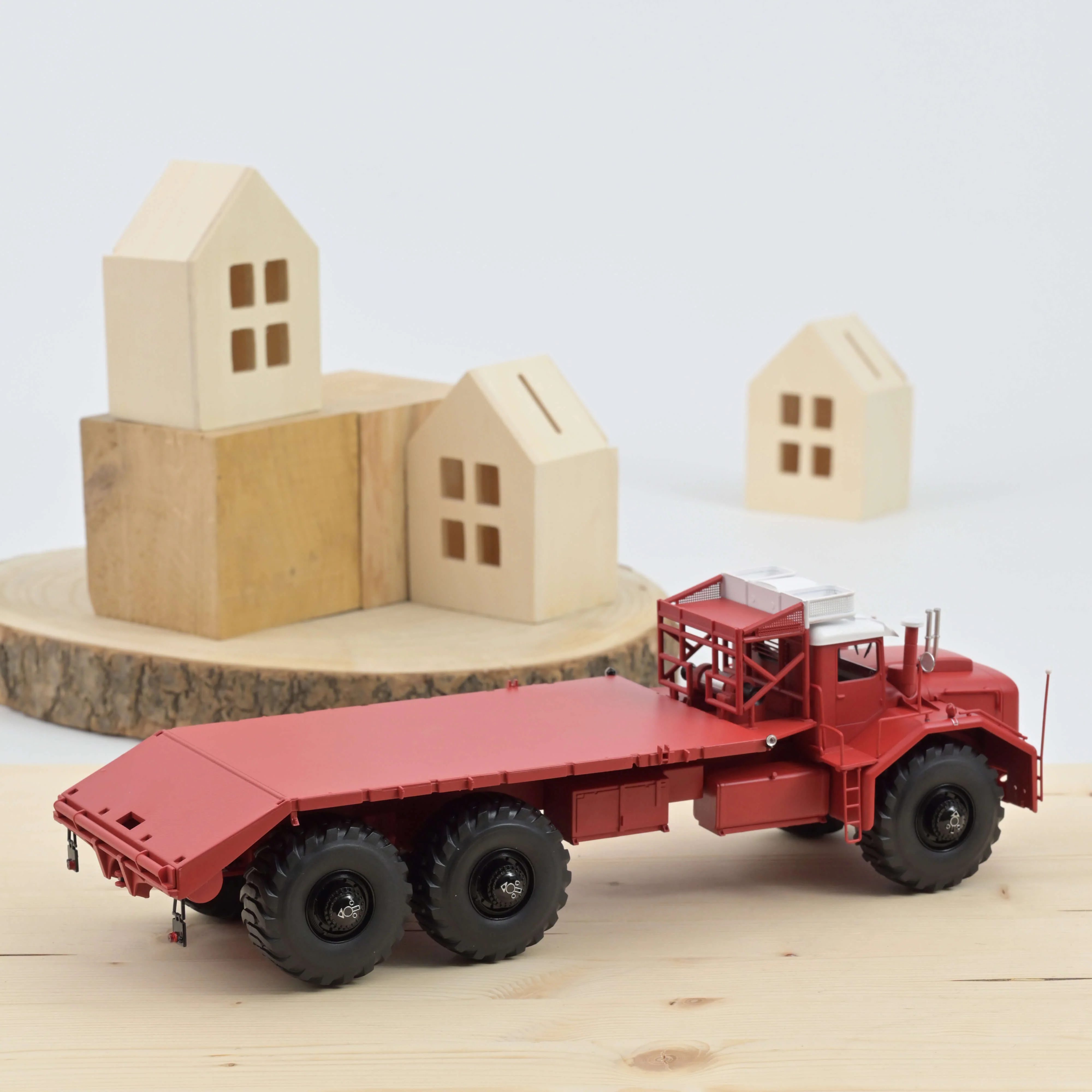 Berliet T100 n°1 1960 Rouge sans panneaux latéraux 1/43 - Image 2