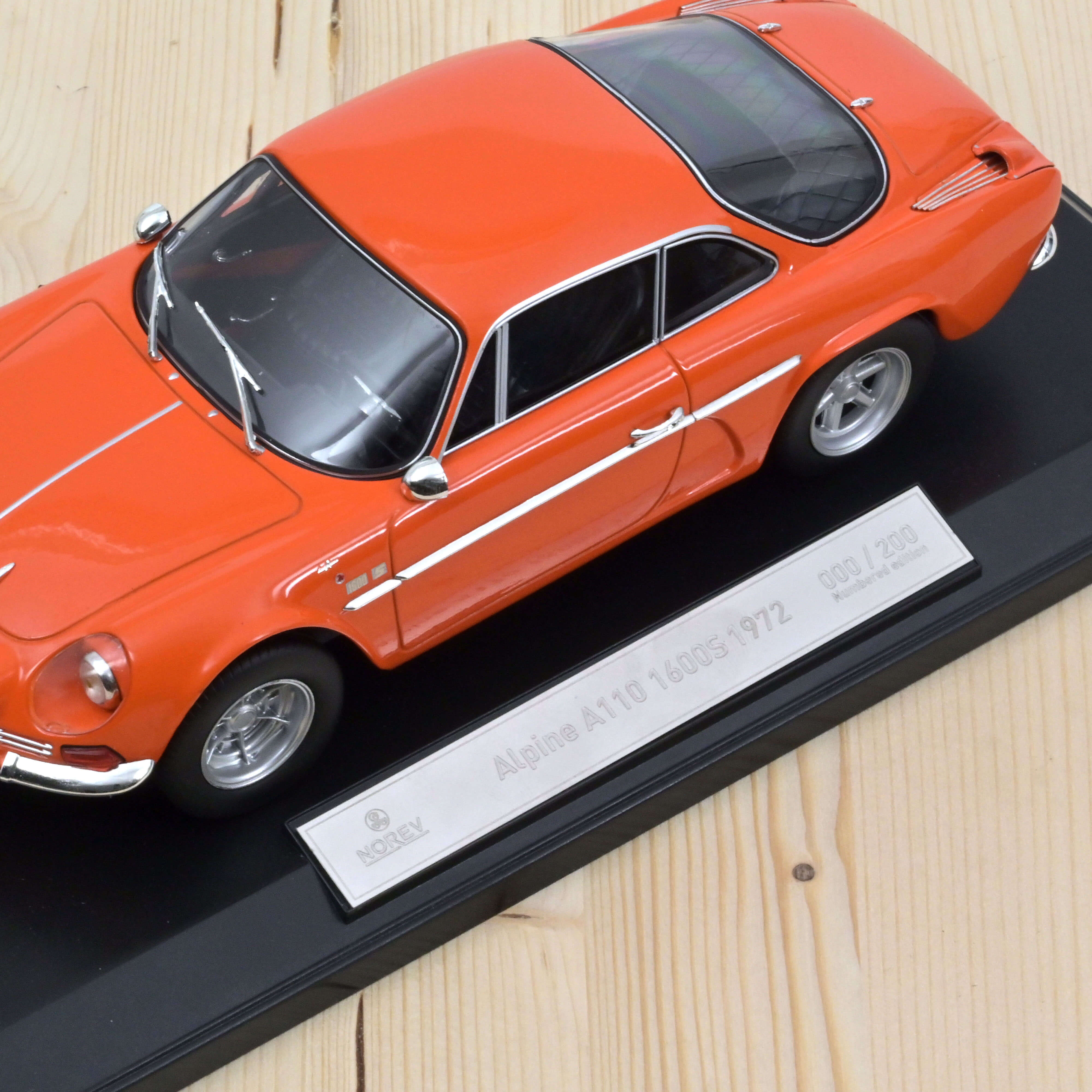 Alpine A110 1600S 1972 Acropolis Orange 1/18 - 200pcs - Image 3