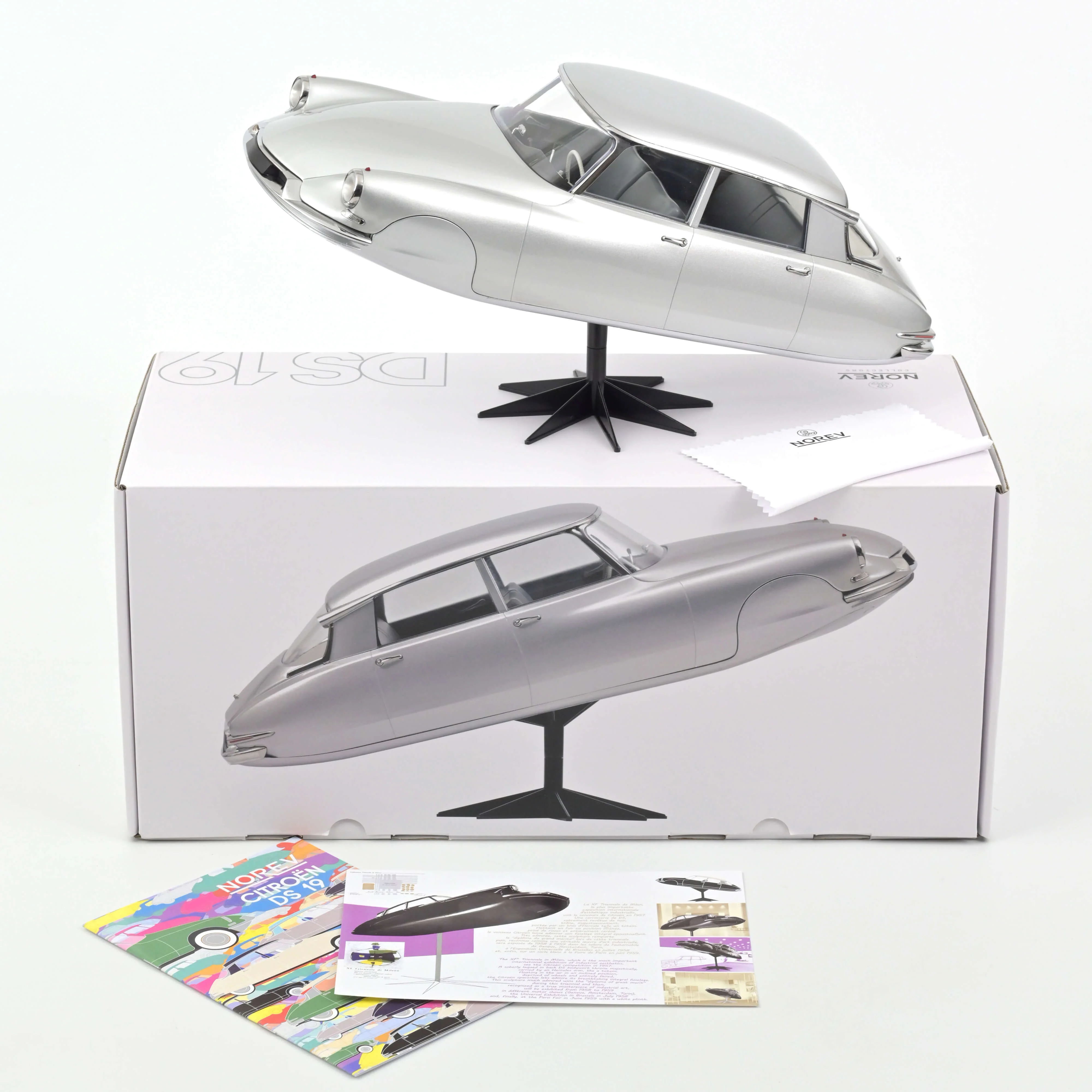 Citroën DS 19 Totem 1957 Métallisé Gris 1/12 - 300pcs - Image 4