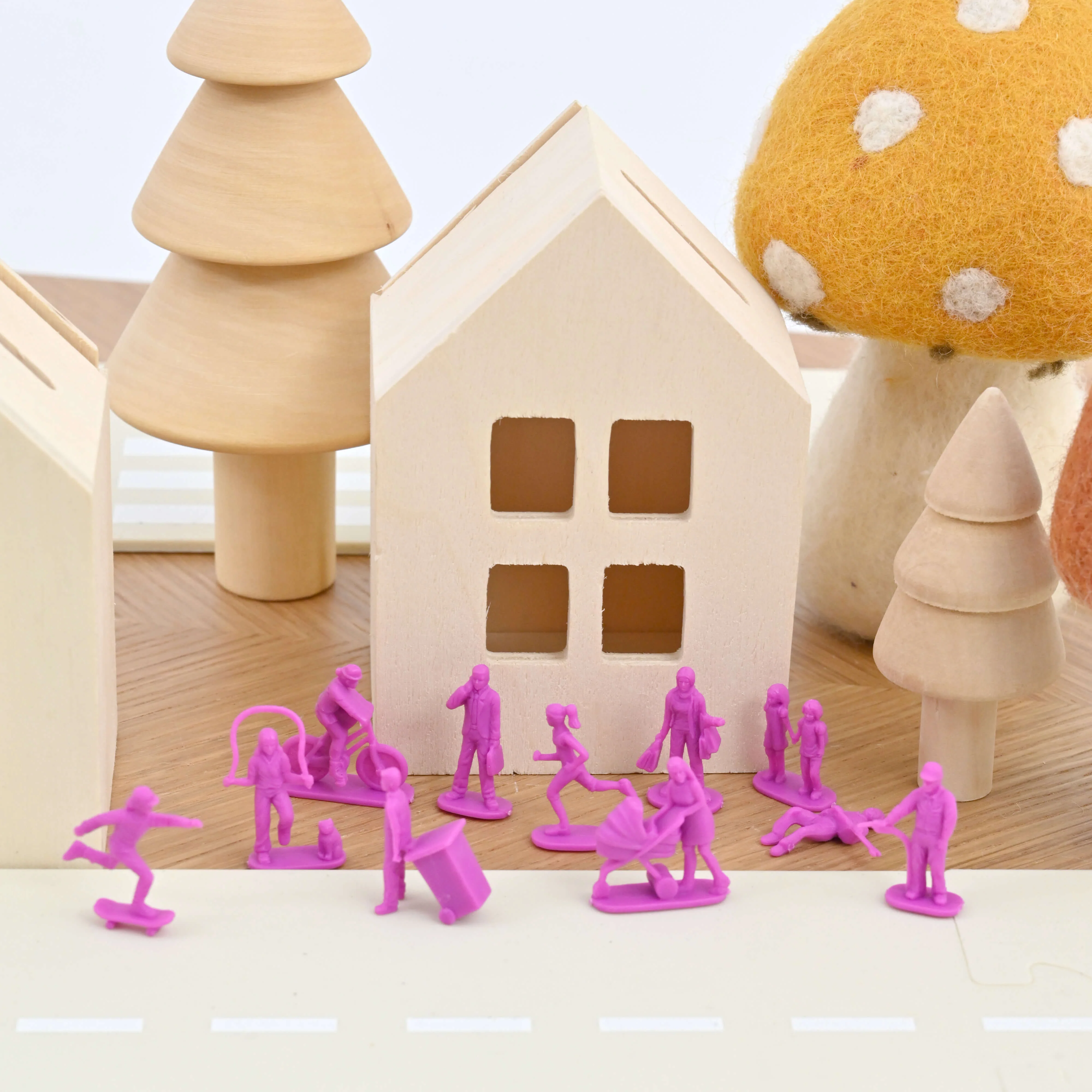 Figurines Police et Ville 1/64 (36 pcs) - Image 3
