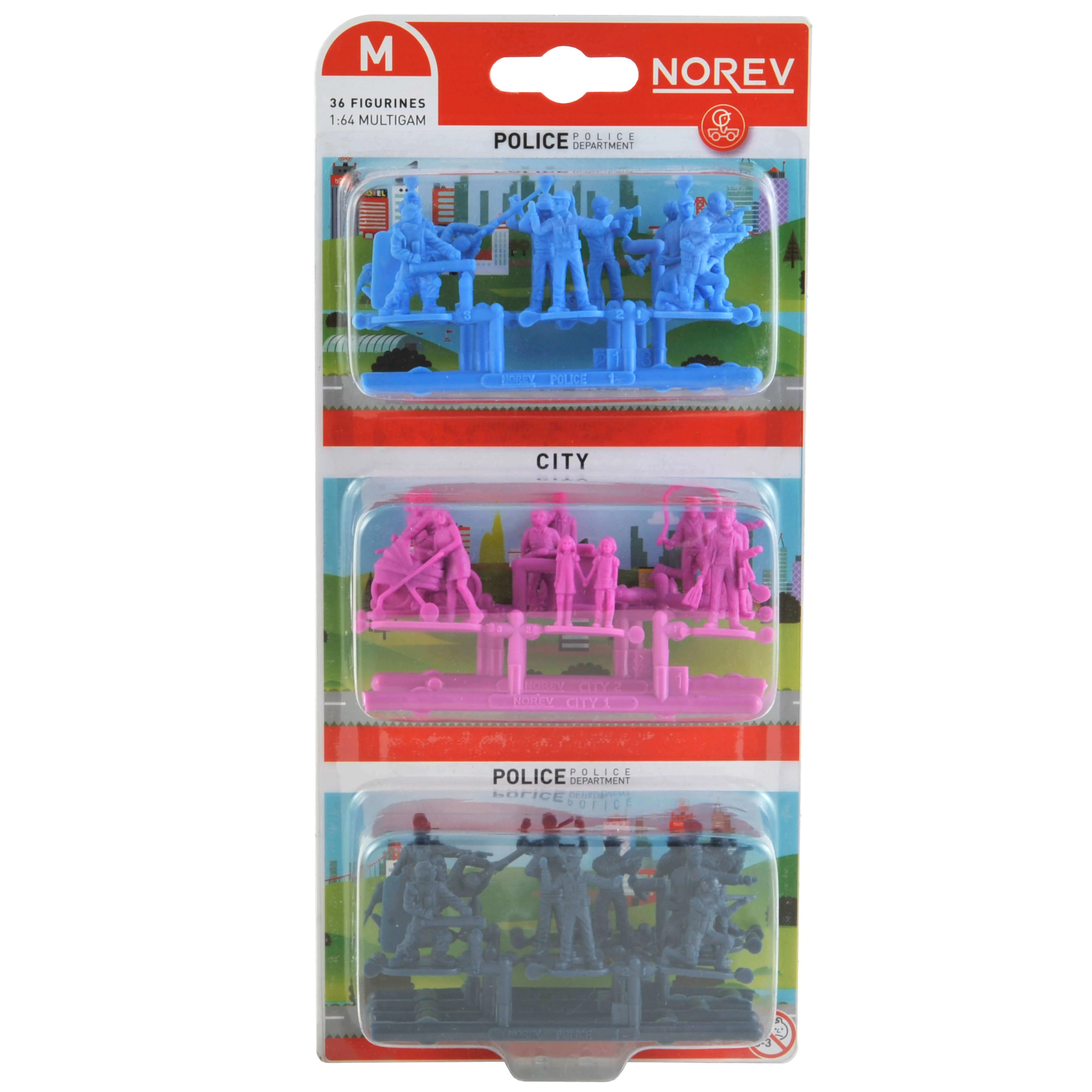 Figurines Police et Ville 1/64 (36 pcs) - Image 5