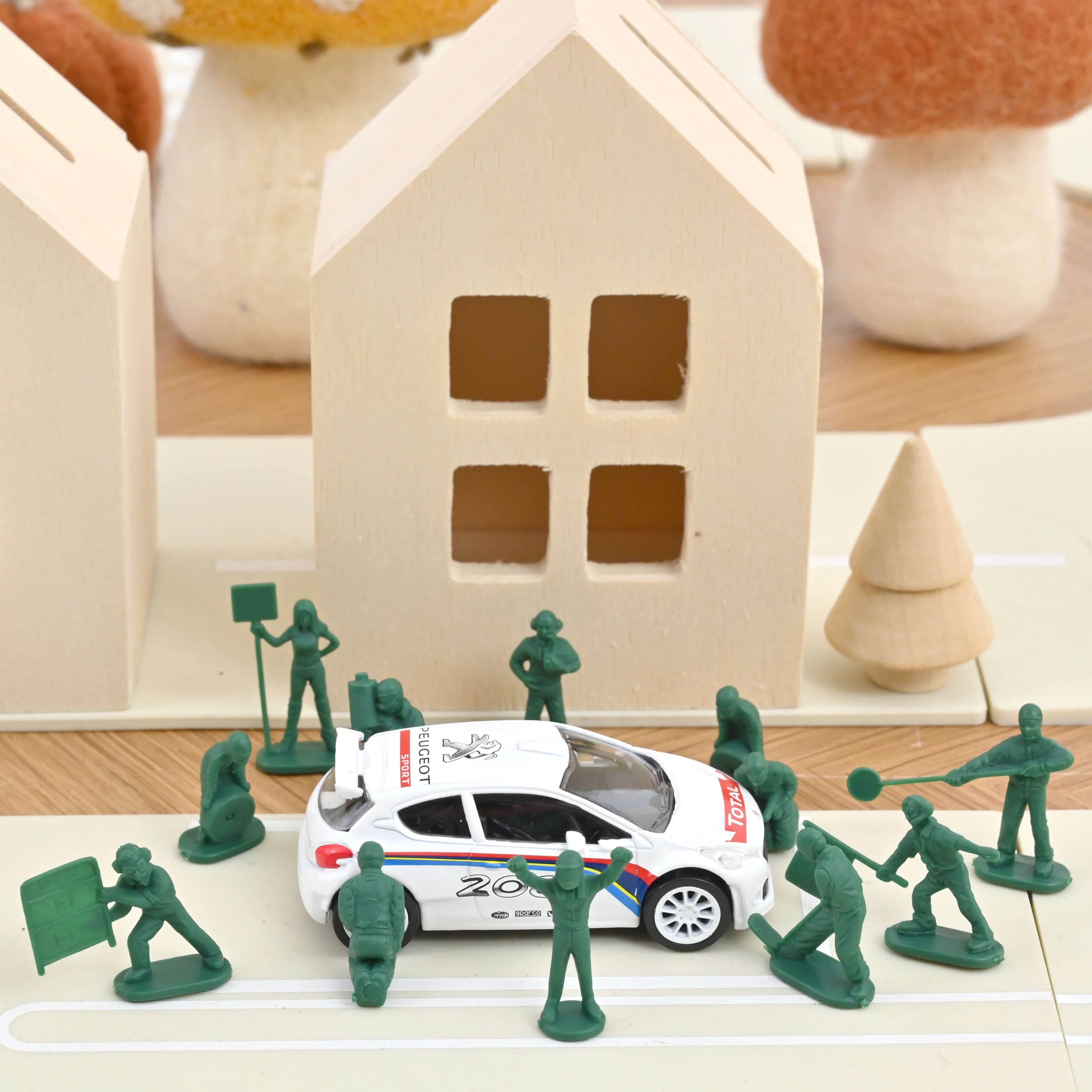 Figurines de course et de construction 1/64 (36 pcs) - Image 4