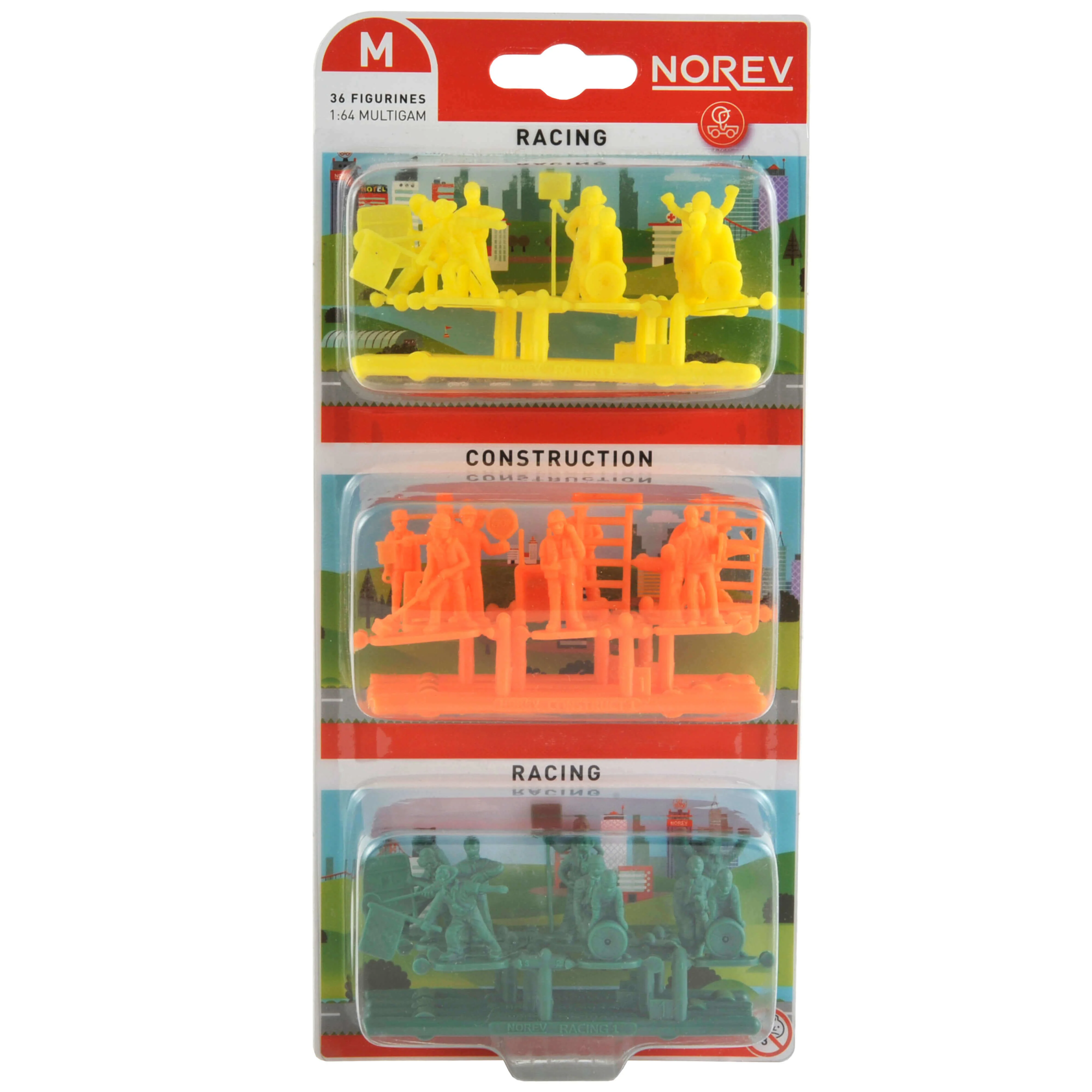 Figurines de course et de construction 1/64 (36 pcs) - Image 5