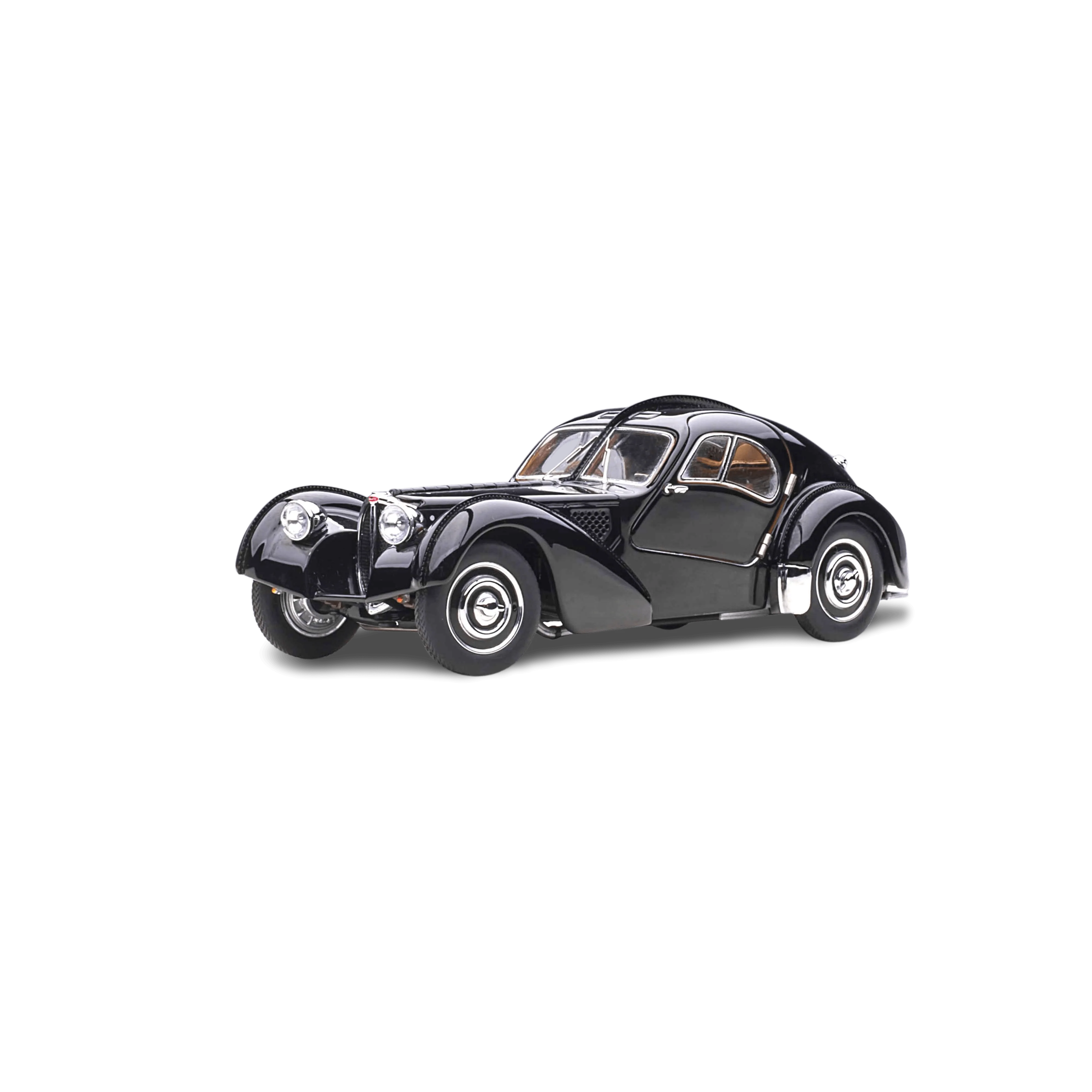 Bugatti 57S Atlantic 1938 Noir/Jantes à disque 1/43