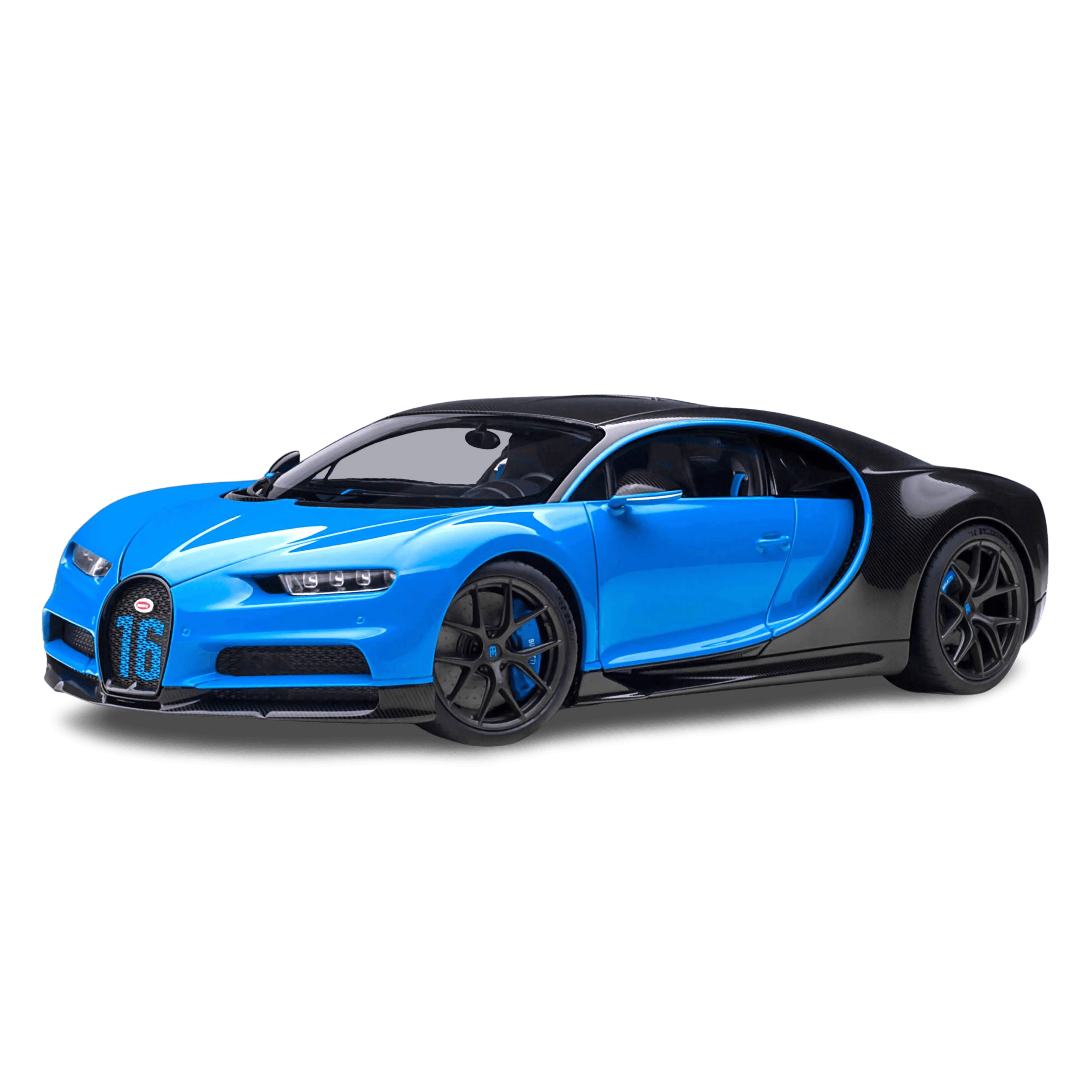 Bugatti Chiron Sport 2019 Bleu roi/Carbone 1/18
