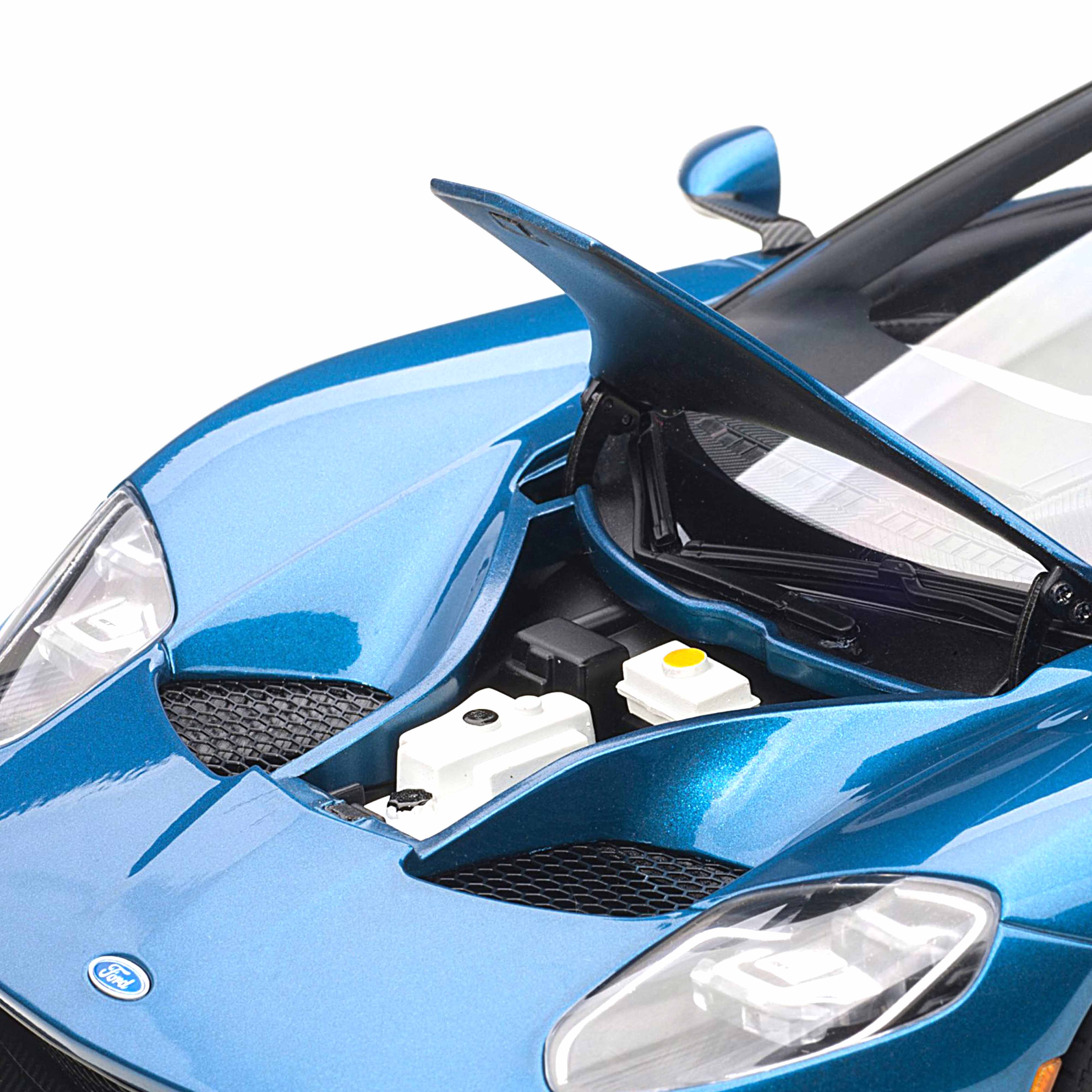 Ford GT 2017 Bleu liquide 1/18 - Image 5