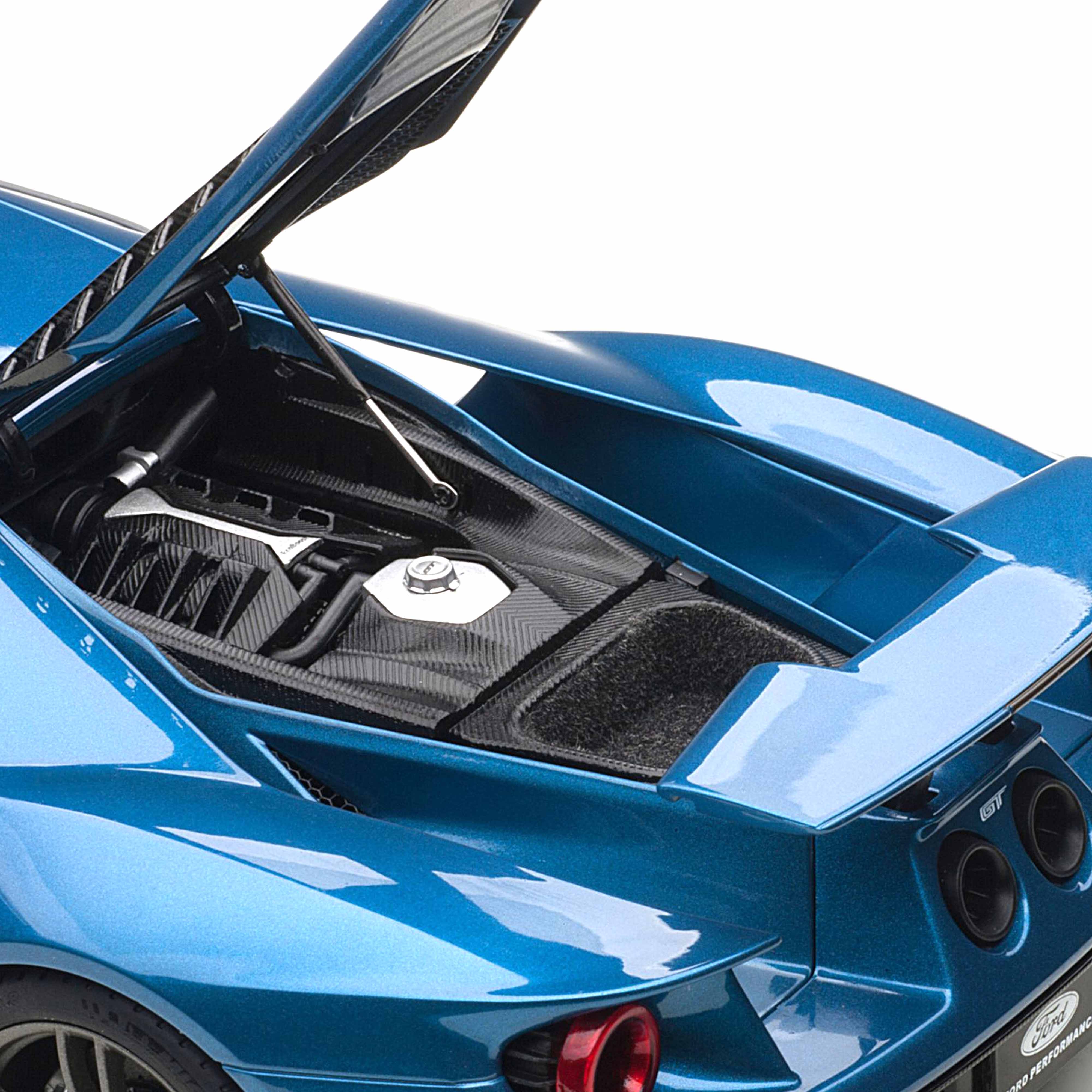 Ford GT 2017 Bleu liquide 1/18 - Image 6
