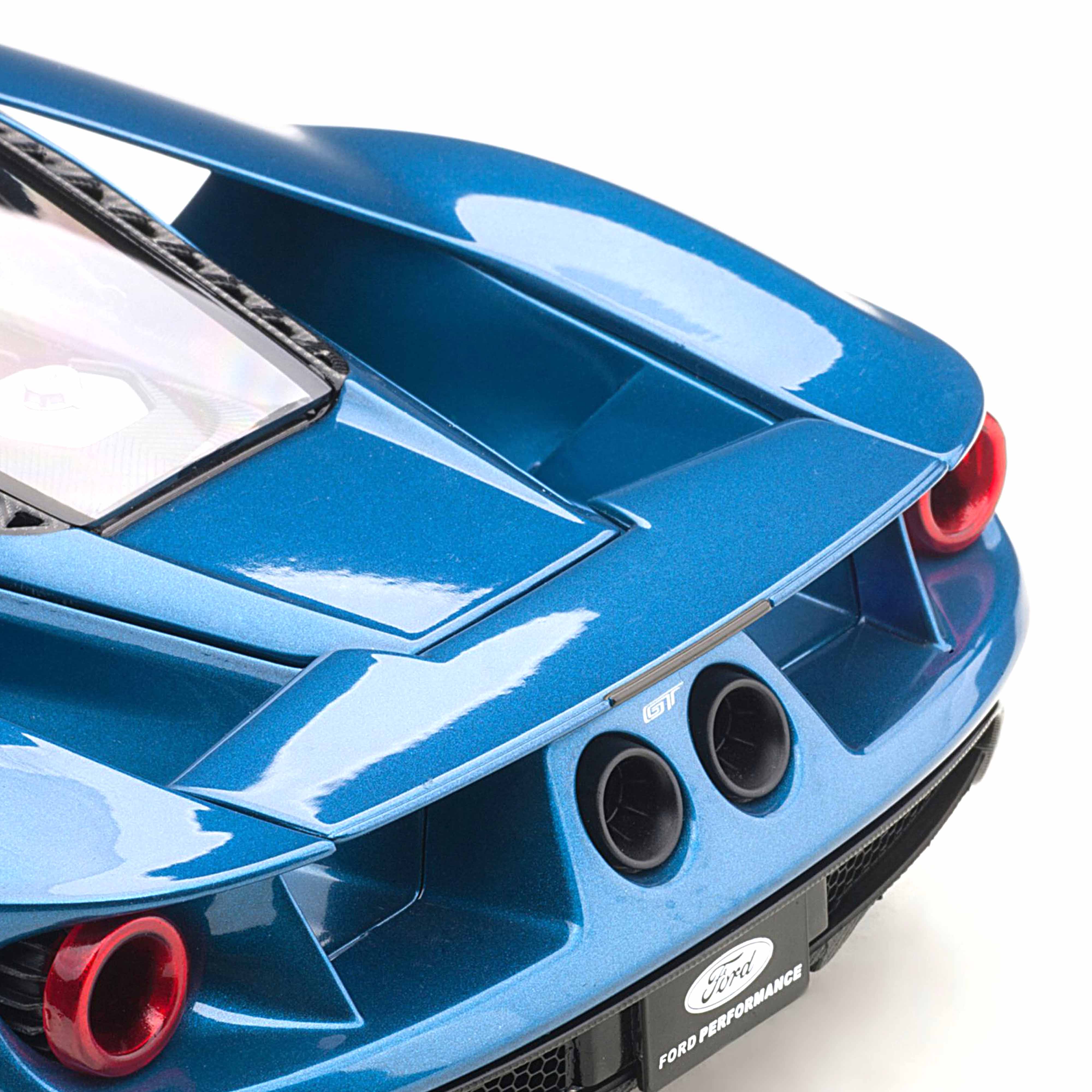 Ford GT 2017 Bleu liquide 1/18 - Image 7