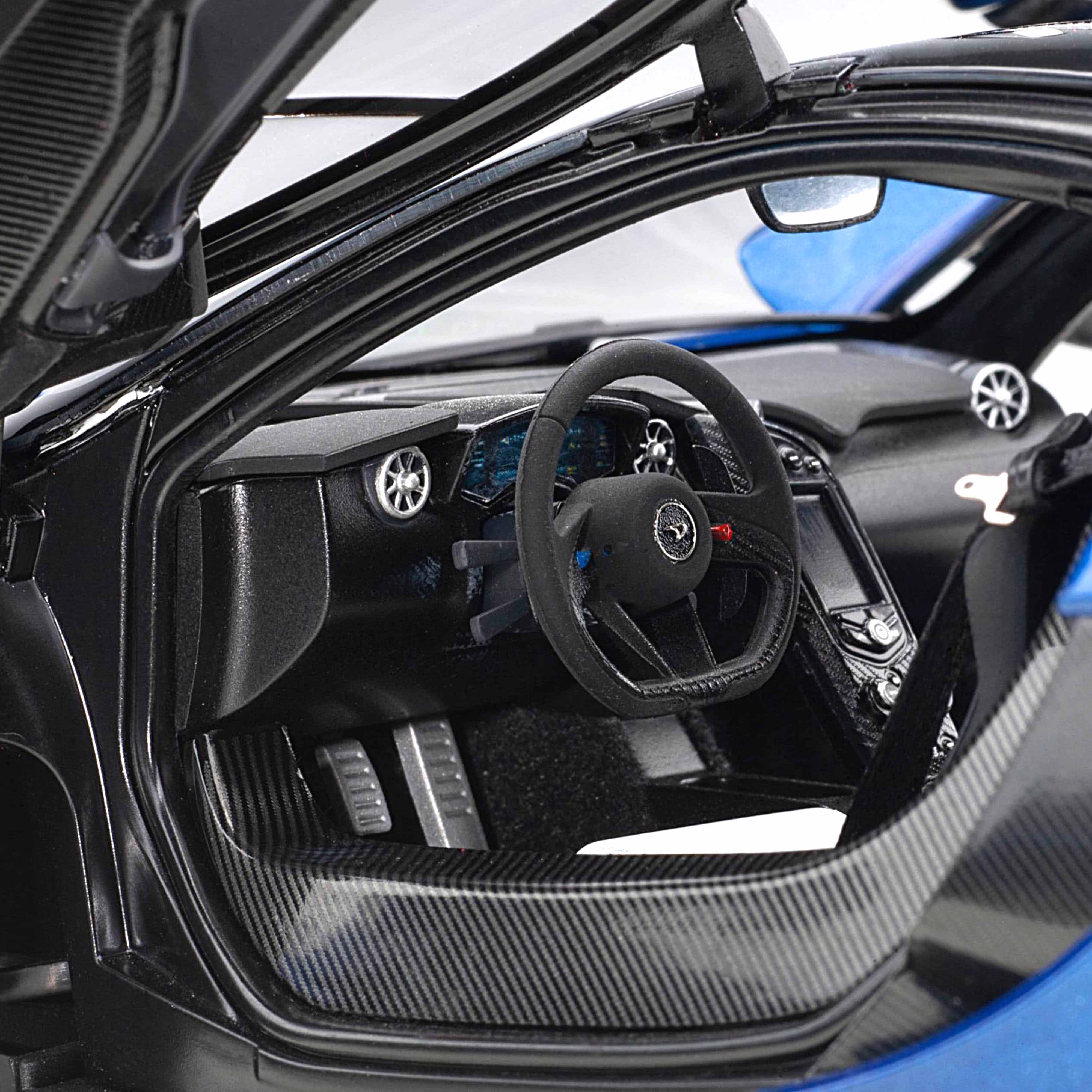 McLaren P1 2013 Bleu Azur 1/18 - Image 4