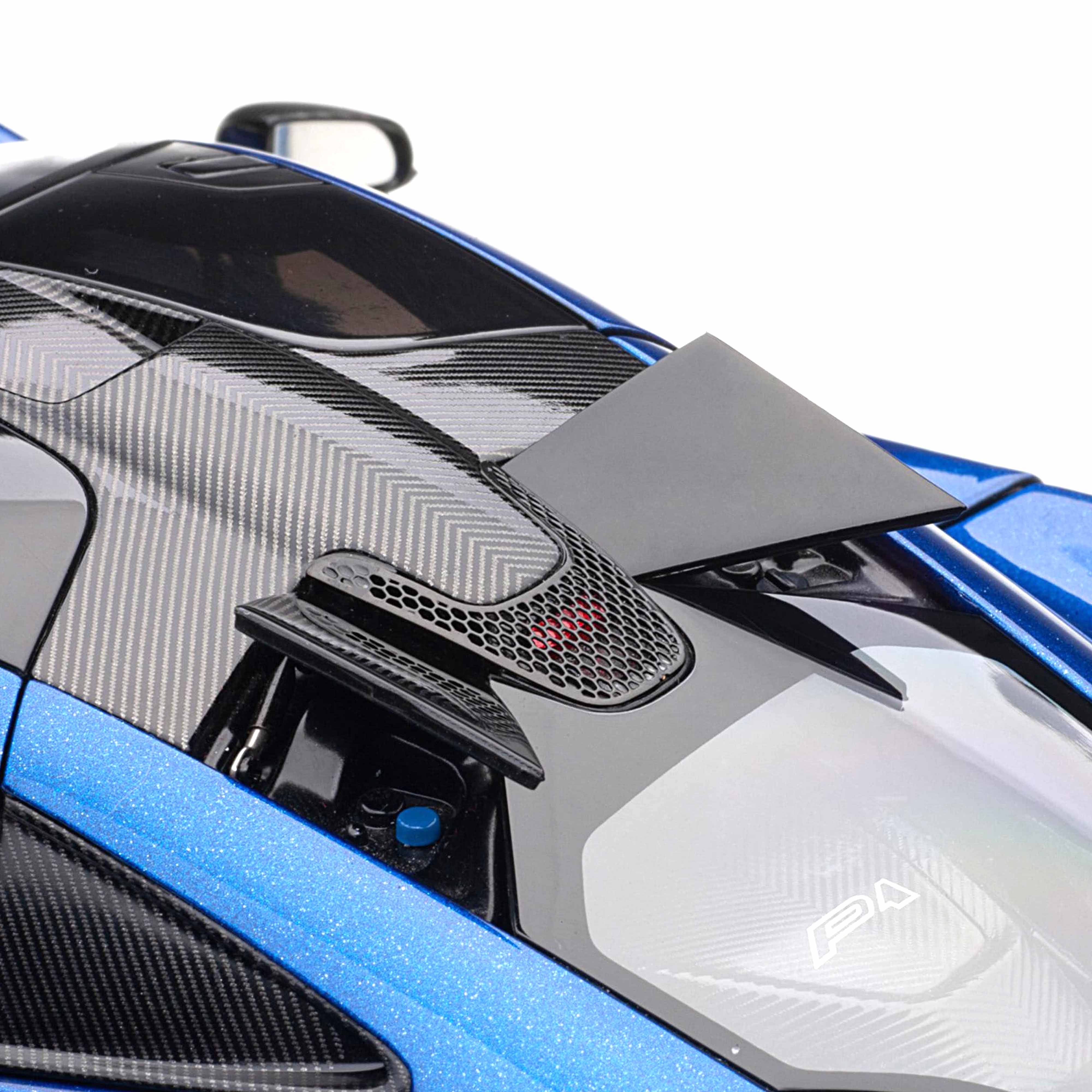 McLaren P1 2013 Bleu Azur 1/18 - Image 9