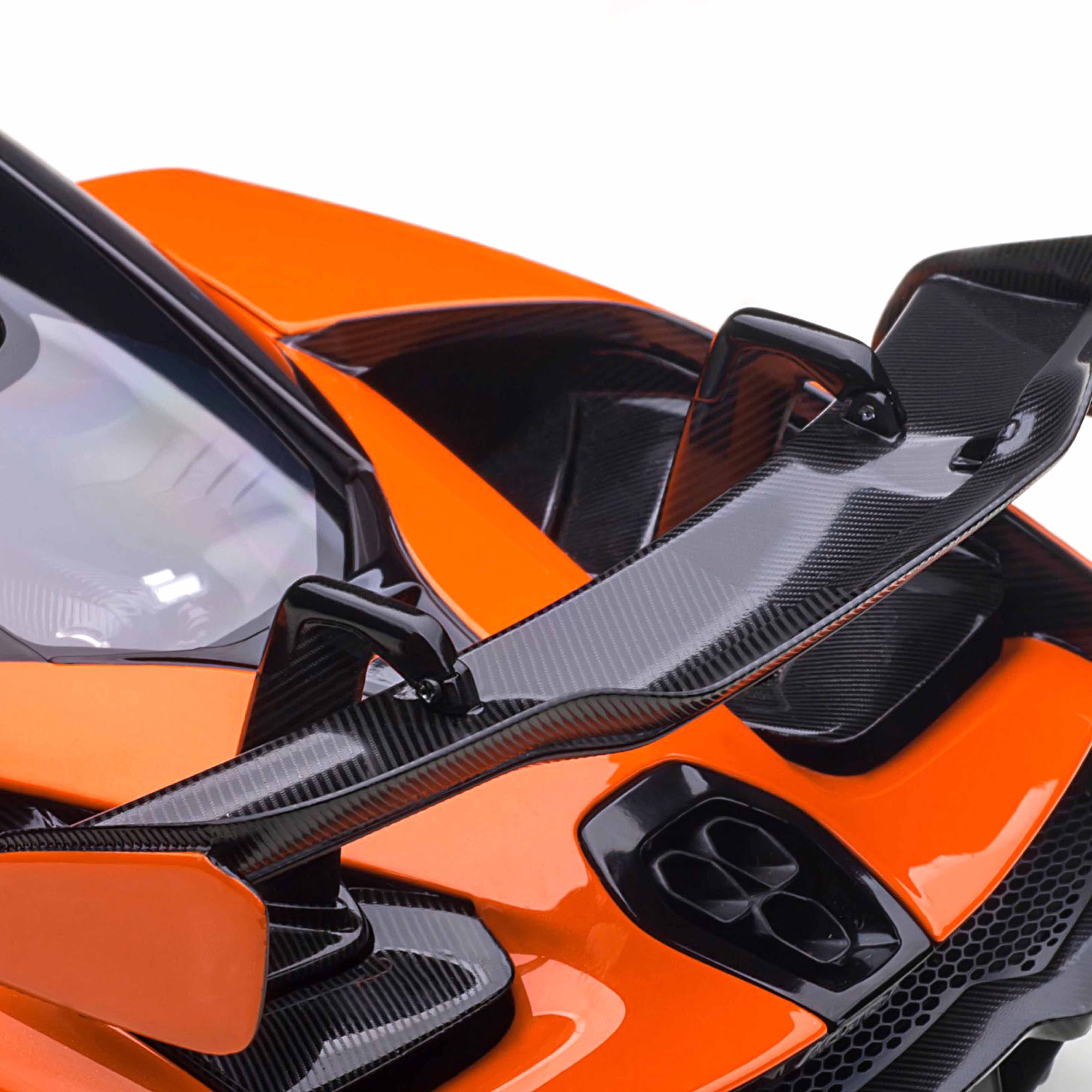 McLaren Senna 2018 Trophy Mira/Orange 1/18 - Image 5