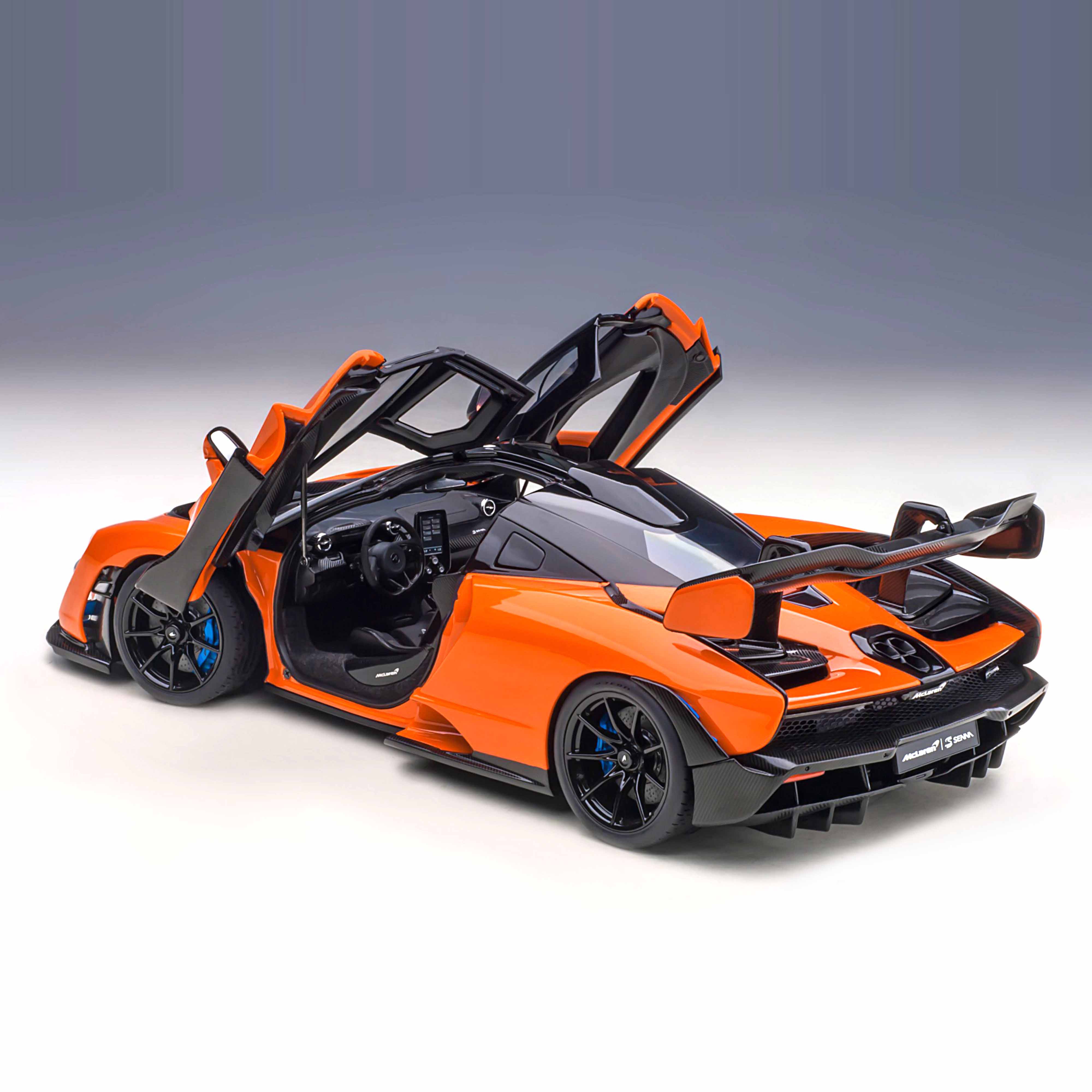 McLaren Senna 2018 Trophy Mira/Orange 1/18 - Image 6