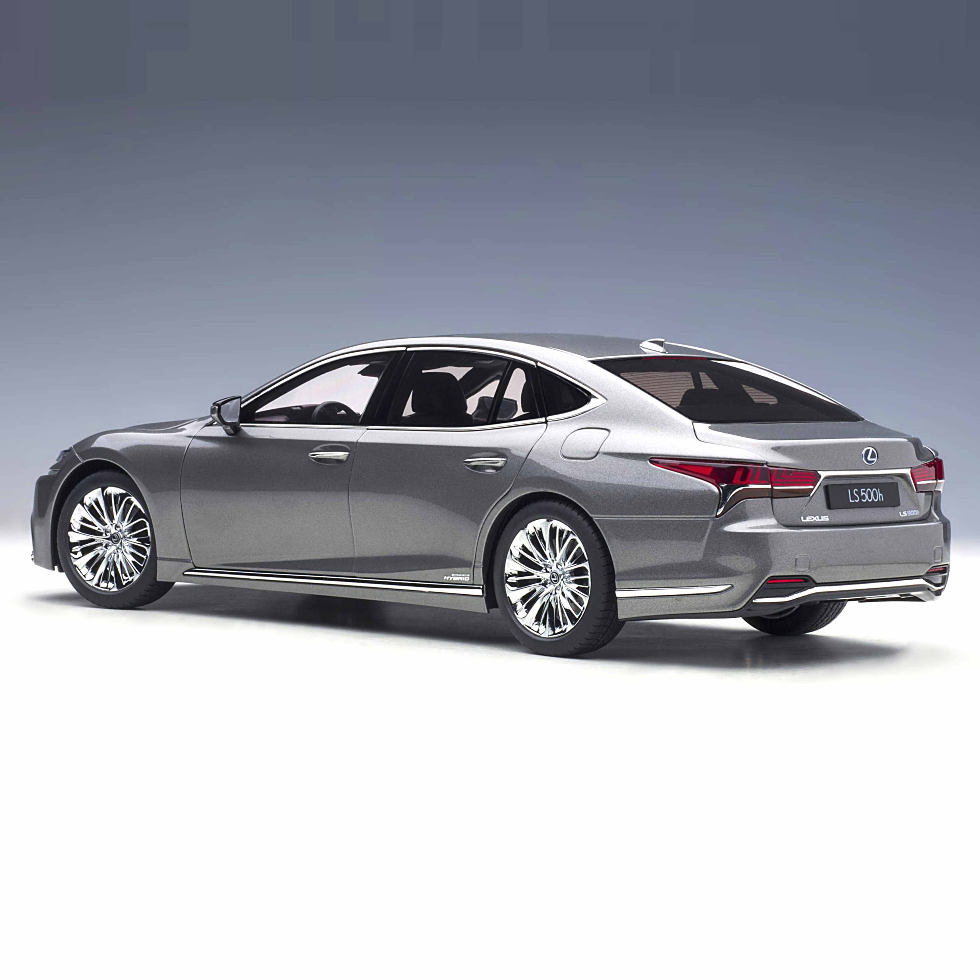 Lexus LS500h 2018 Lustre Manganèse Métallisé/Cramoisi 1/18 - Image 2