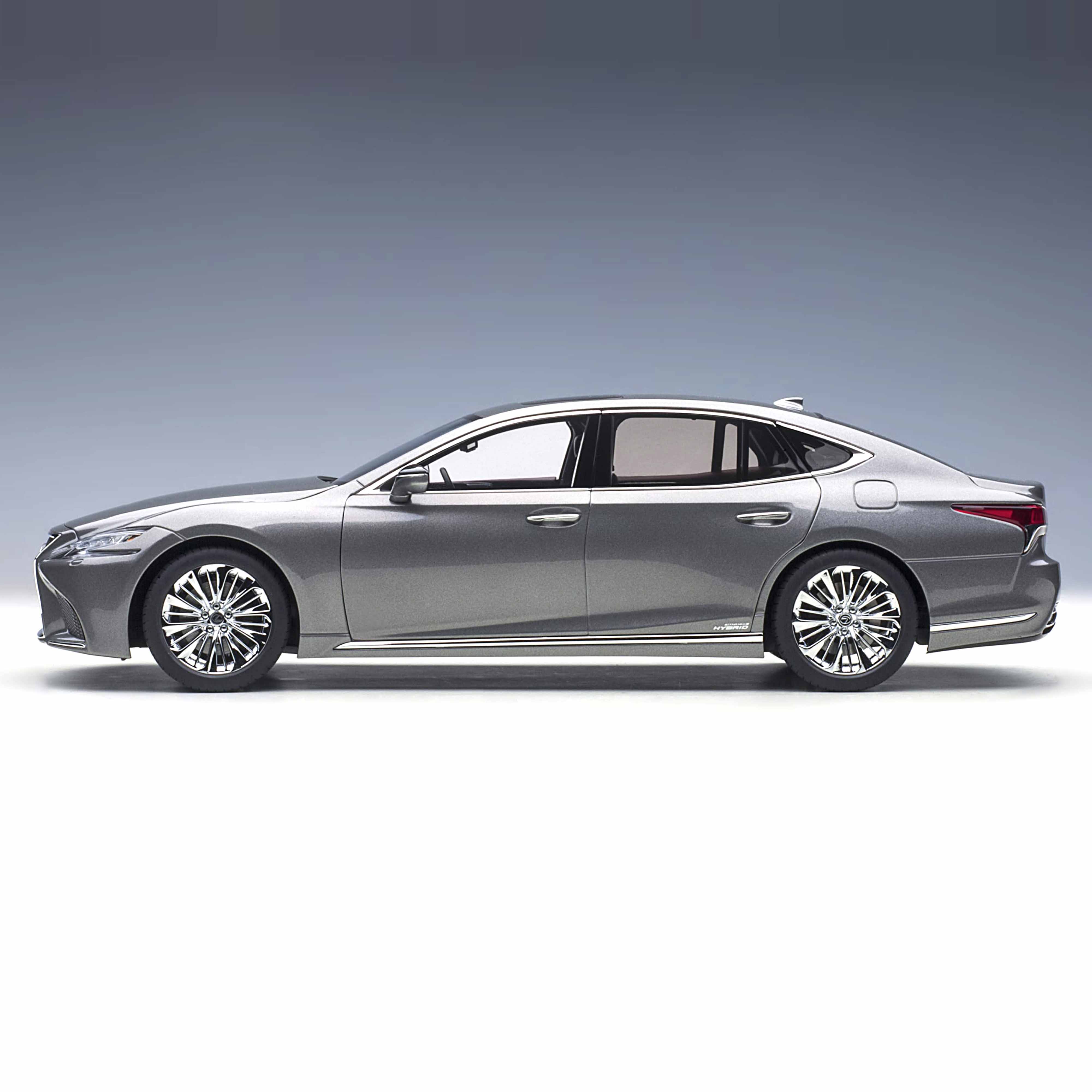 Lexus LS500h 2018 Lustre Manganèse Métallisé/Cramoisi 1/18 - Image 3