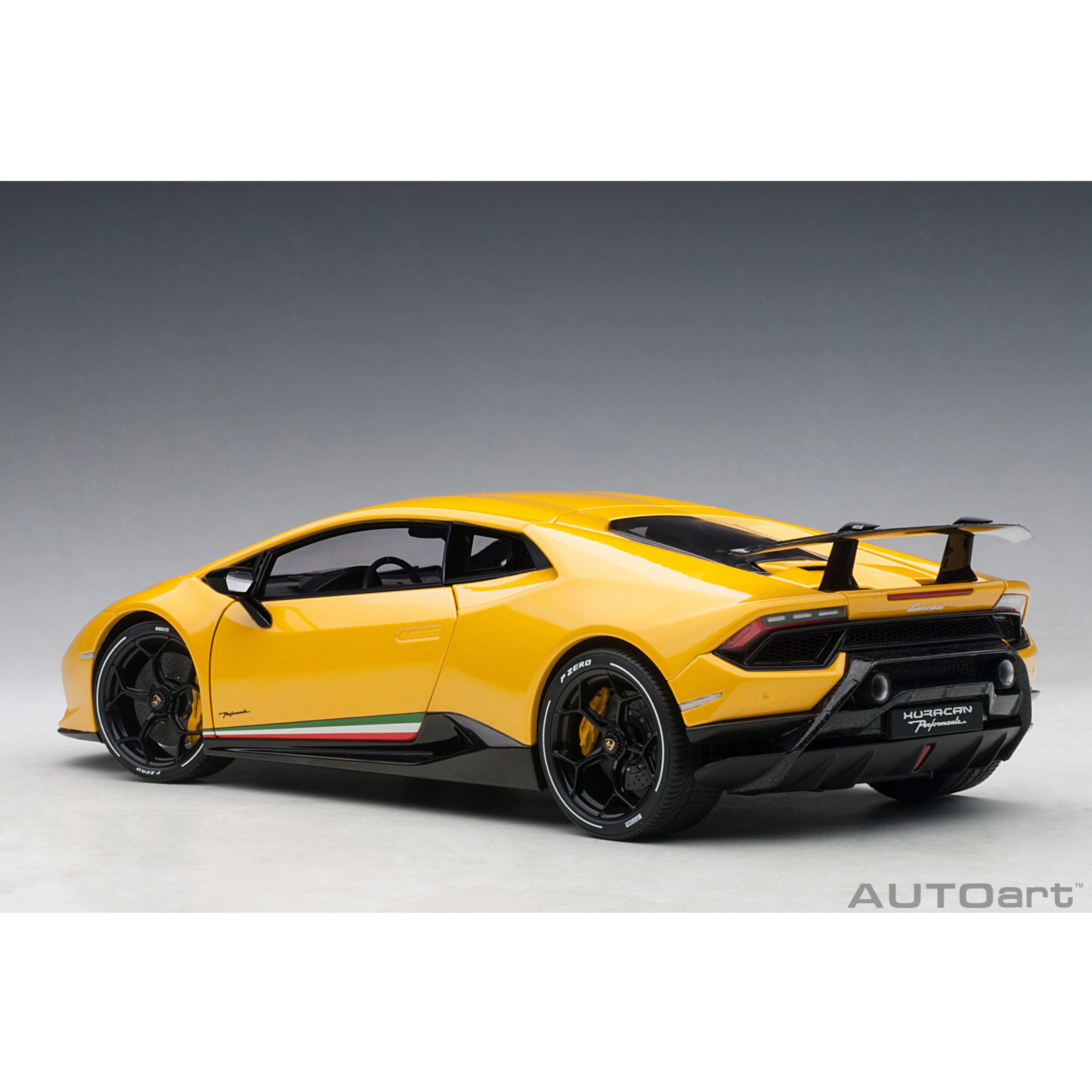 Lamborghini Huracan Perf 2017 Jaune effet perle 1/18 - Image 2