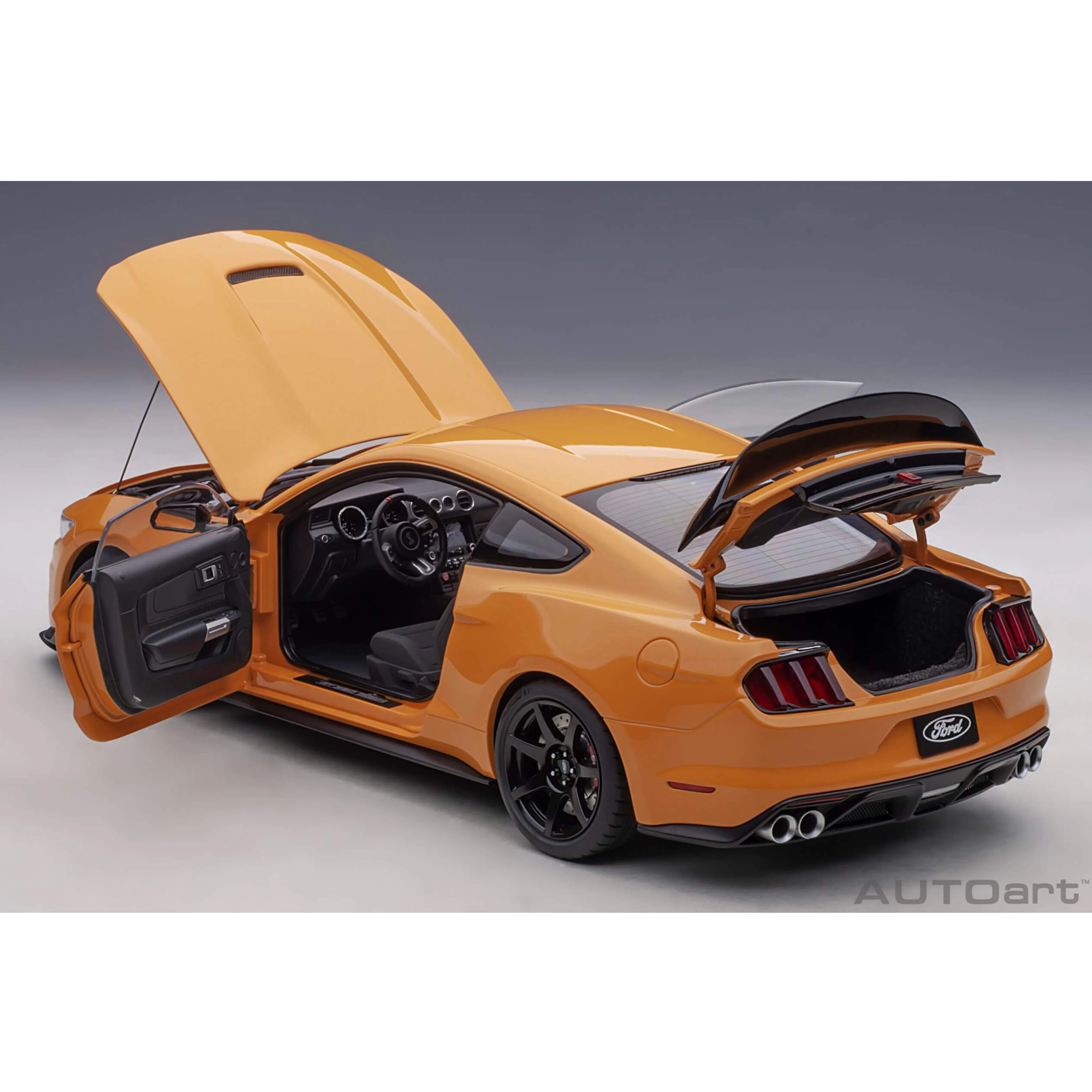 Ford Mustang Shelby GT-350R Fureur orange 1/18 - Image 8