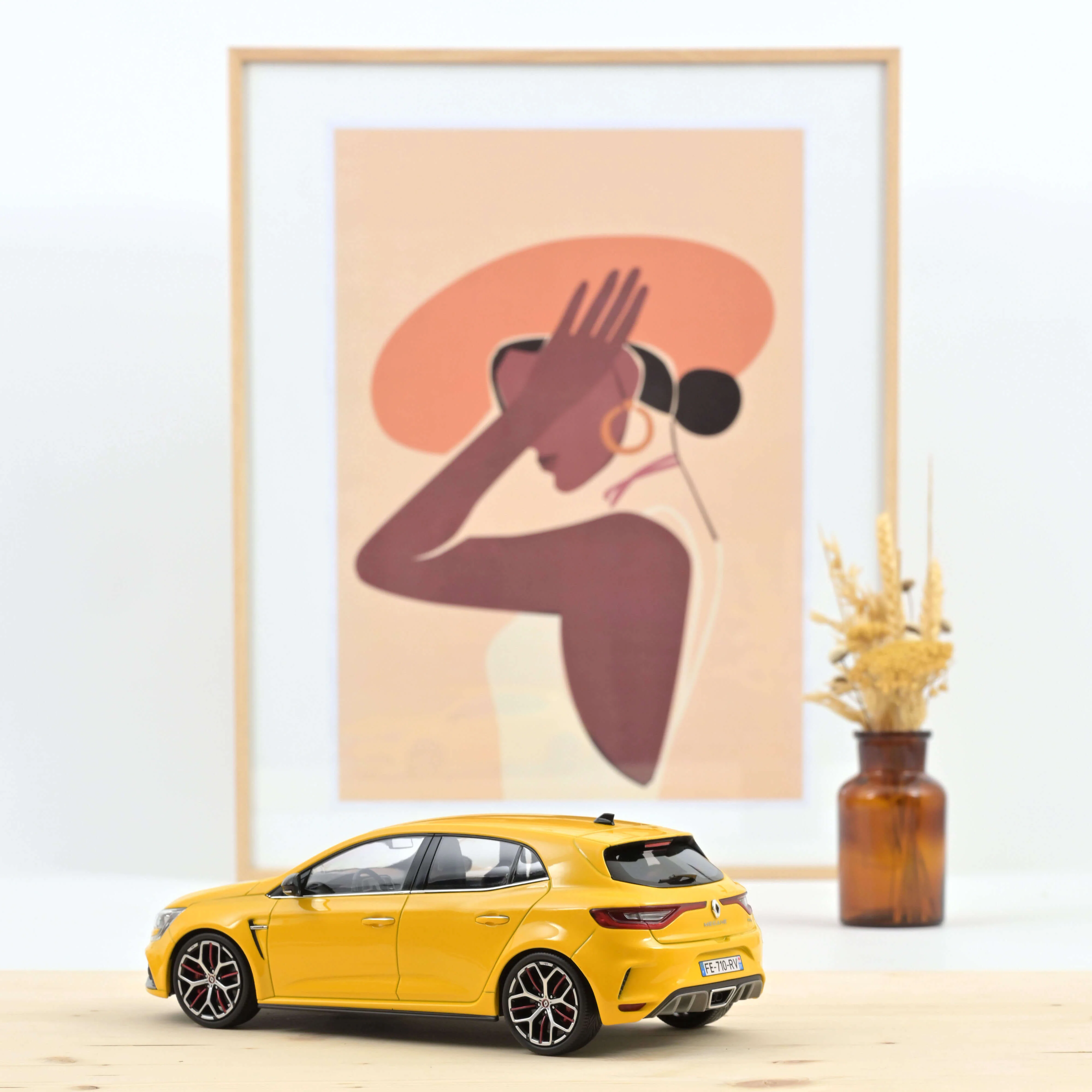 Renault Megane R.S. Trophy 2019 Jaune Sirius 1/18 - Image 2