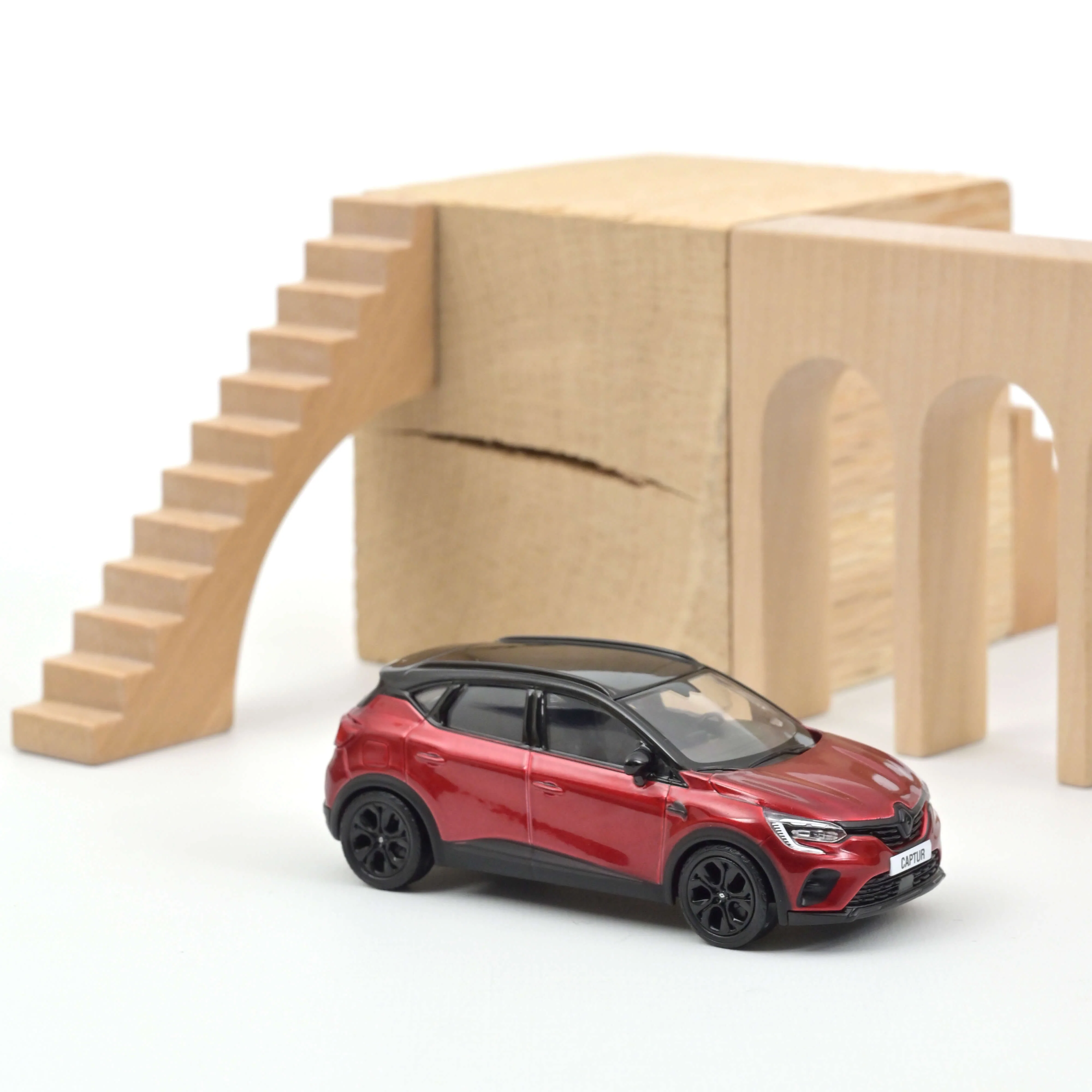 Renault Captur Rive Gauche 2022 Rouge Flamme/Noir 1/43