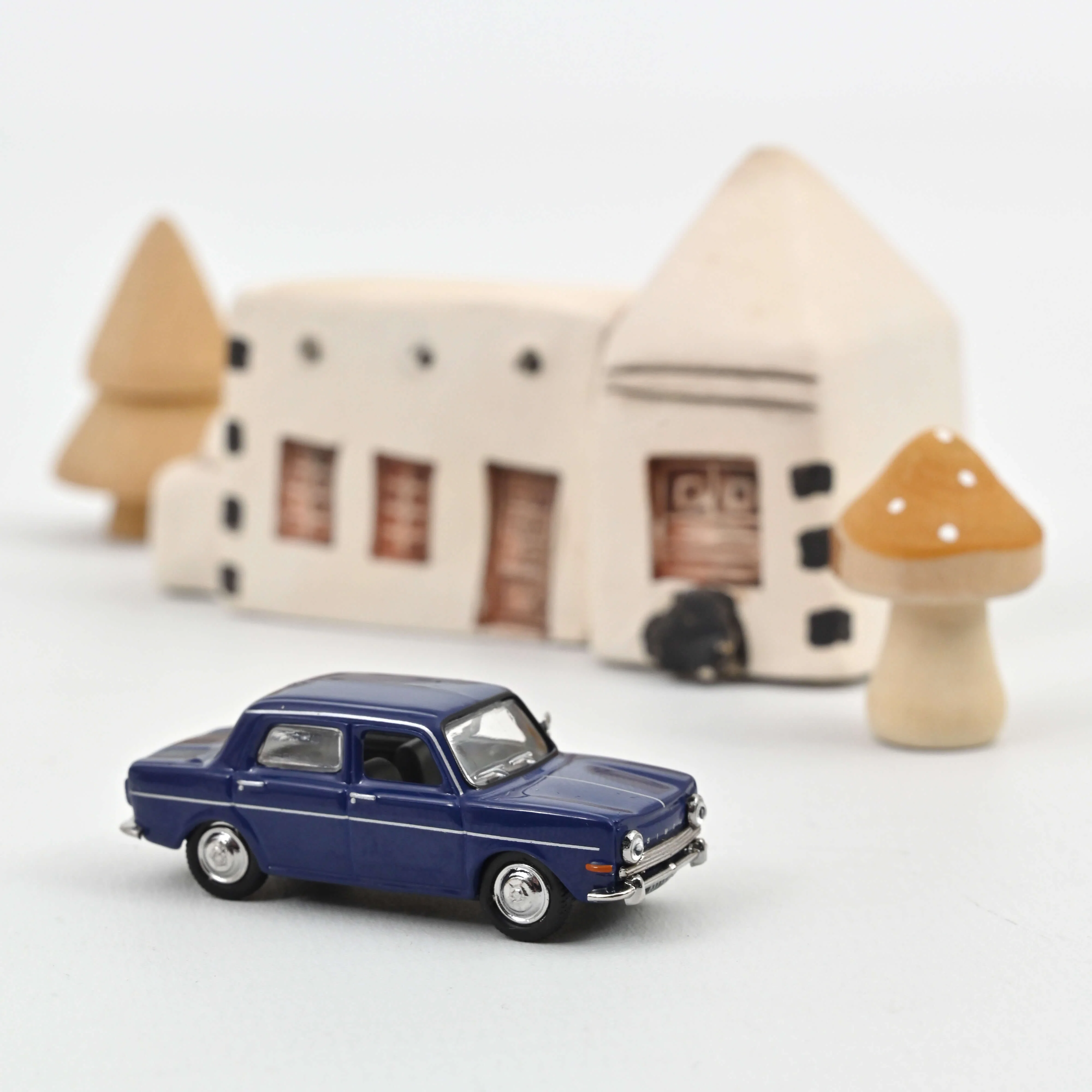 Simca 1000 GLS 1968 Bleu 1/87