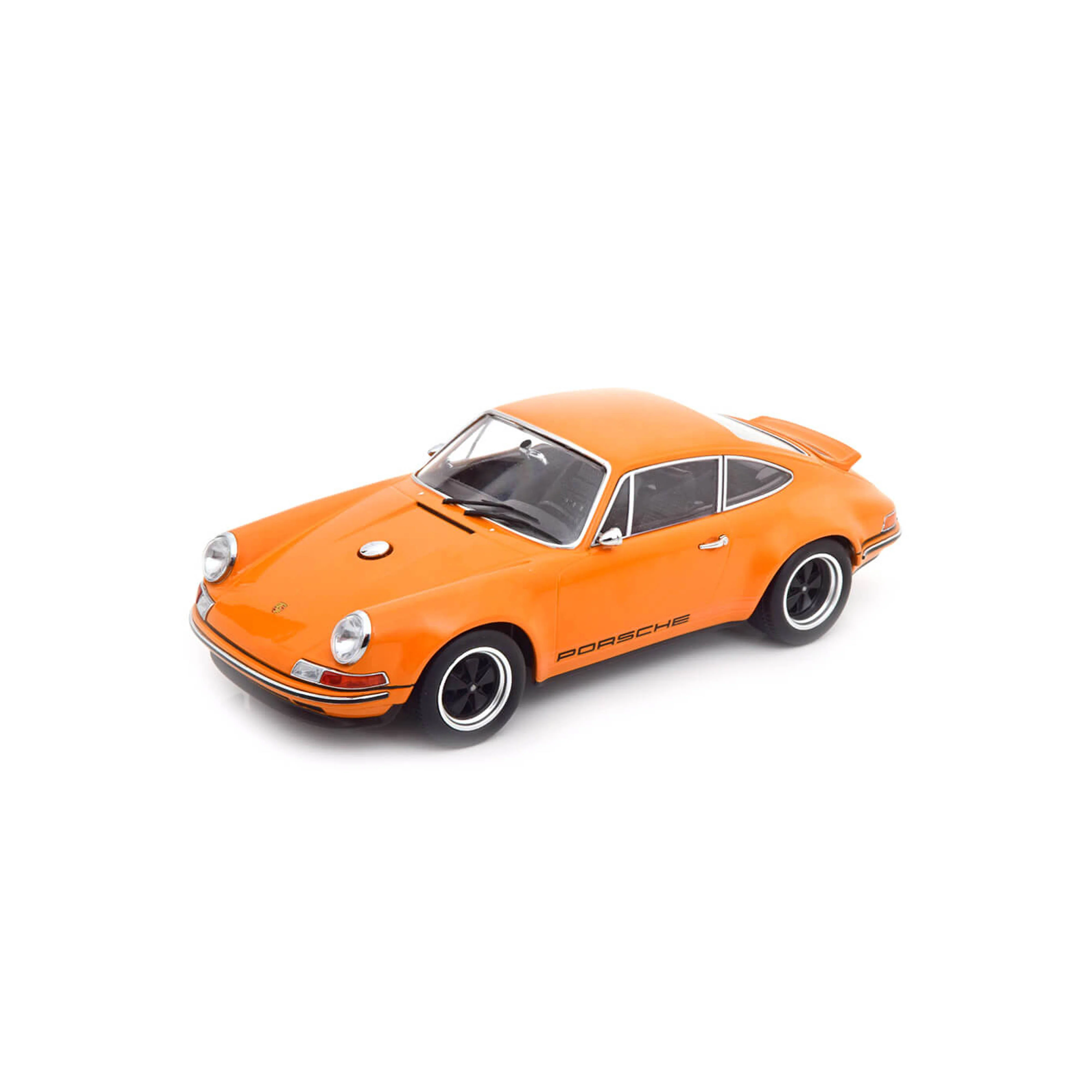 Singer 911 Coupé Orange/Noir 1/18