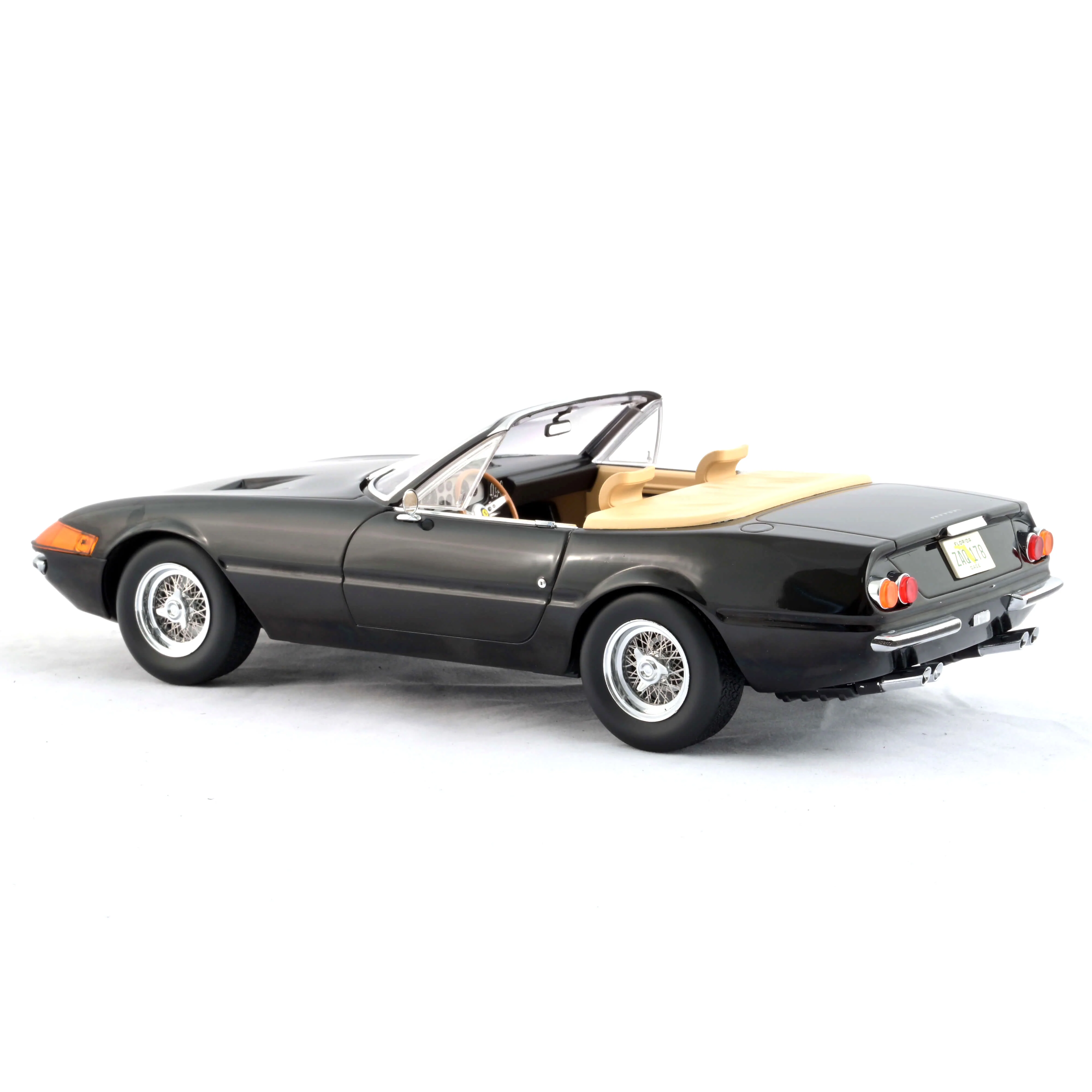 Ferrari 365 GTS Daytona Spider Series 1 1969 noir 1/18 - Image 2