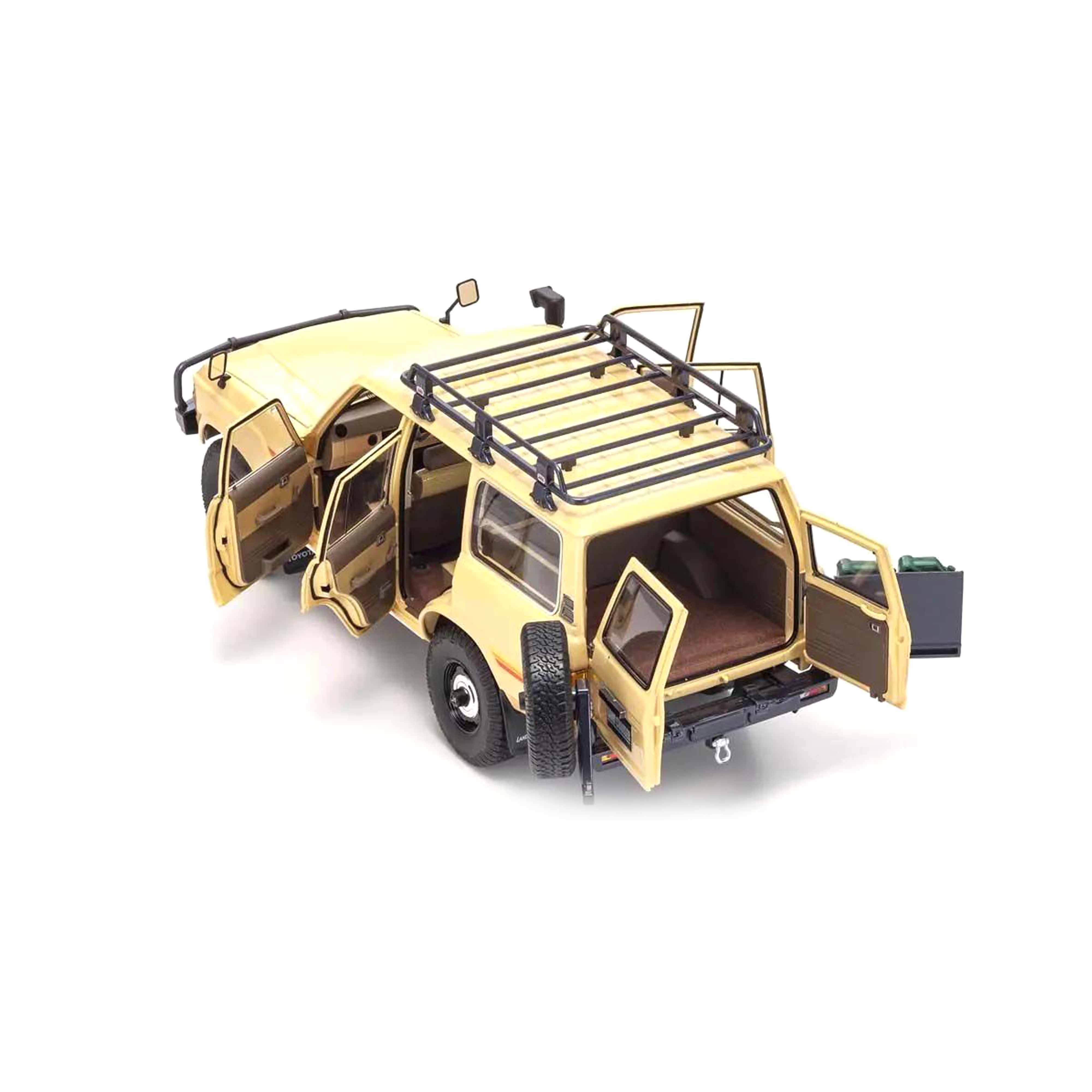 Toyota Land Cruiser 60 Beige 1/18 - Image 4