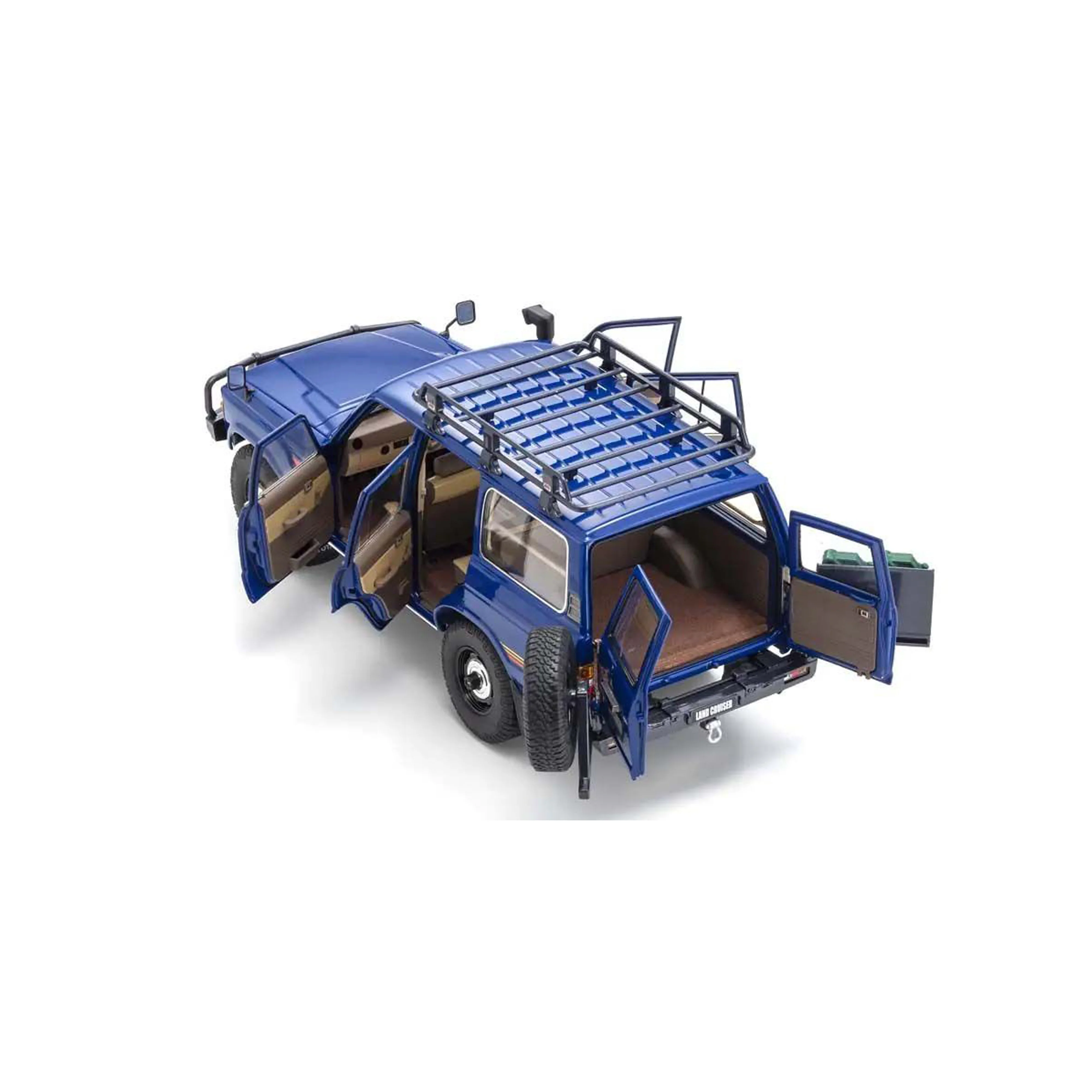 Toyota Land Cruiser 60 Bleu 1/18 - Image 4