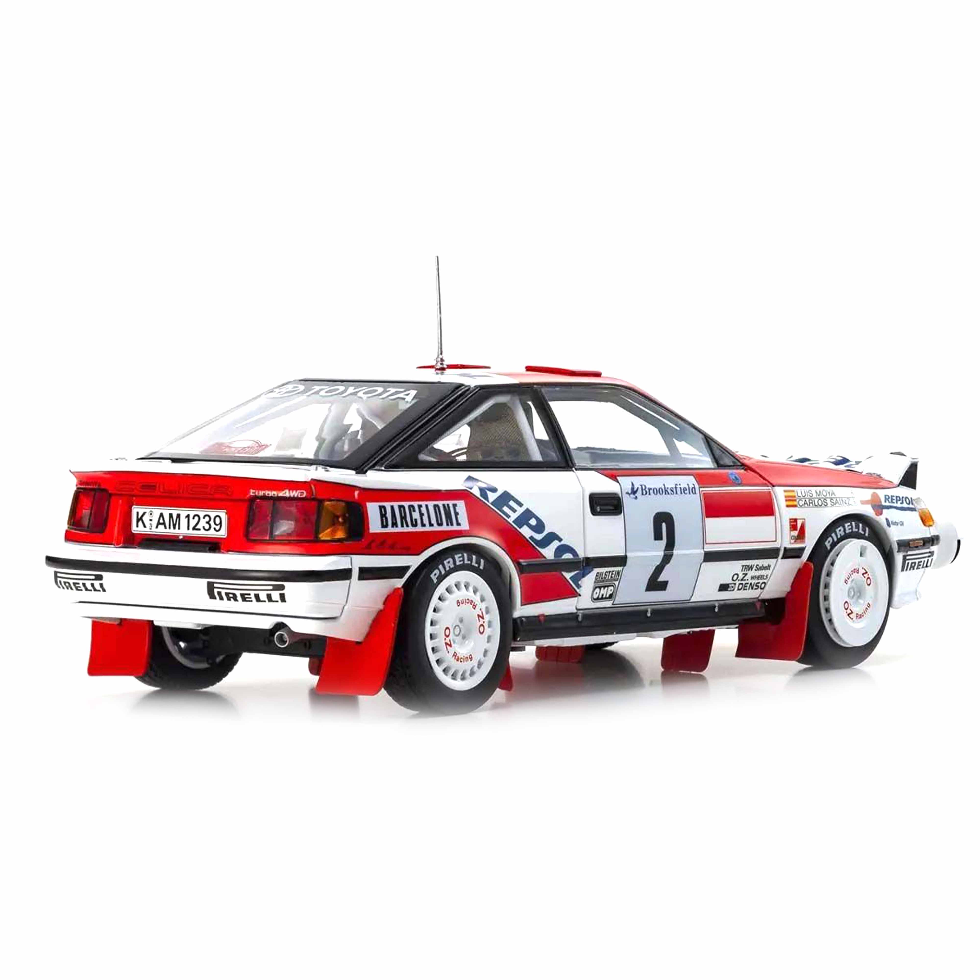 Toyota Celica GT4 (N°2) Sainz Vainqueur Monte-Carlo 1991 1/18 - Image 2