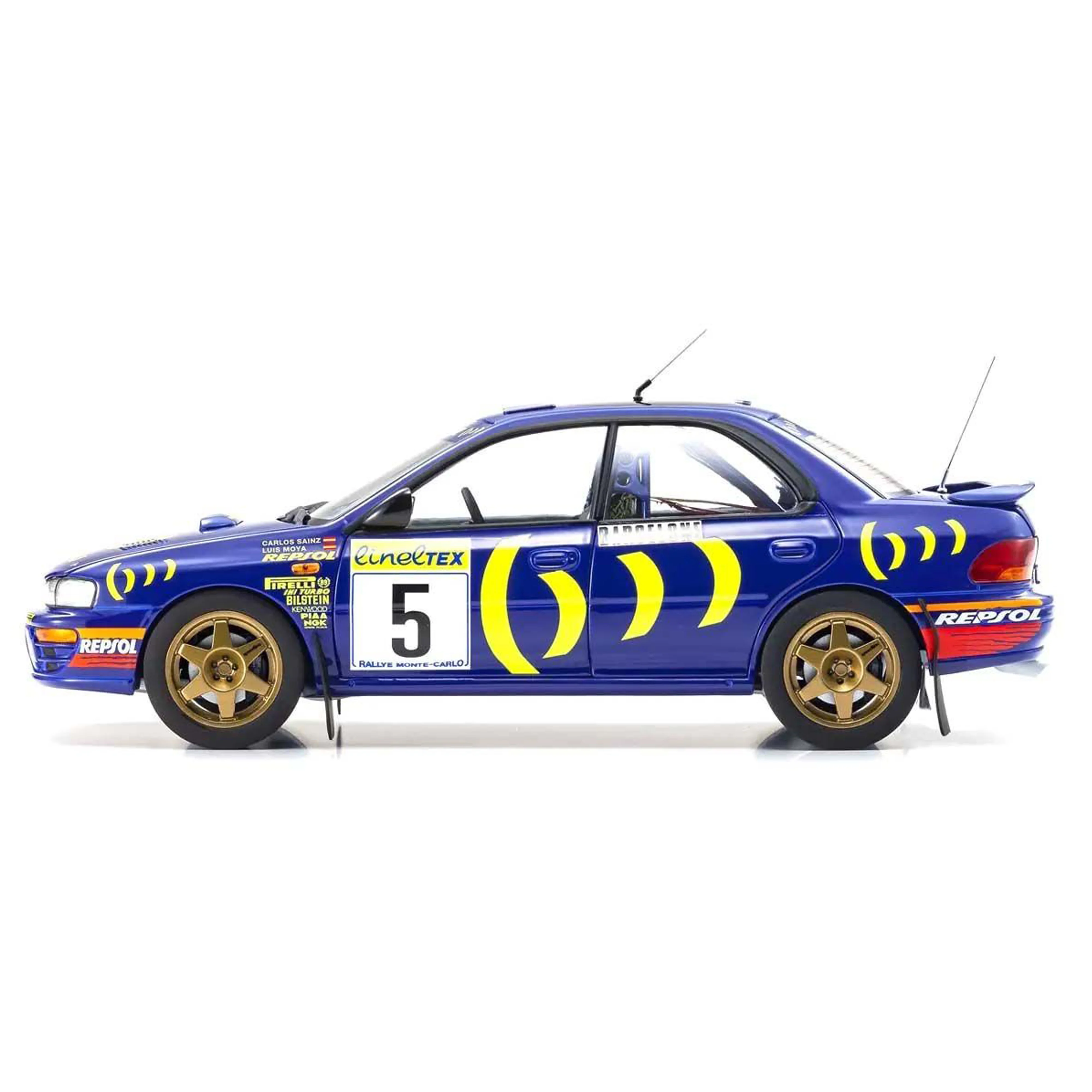 Subaru Impreza (N°5) Sainz Vainqueur Monte-Carlo 1995 1/18 - Image 3