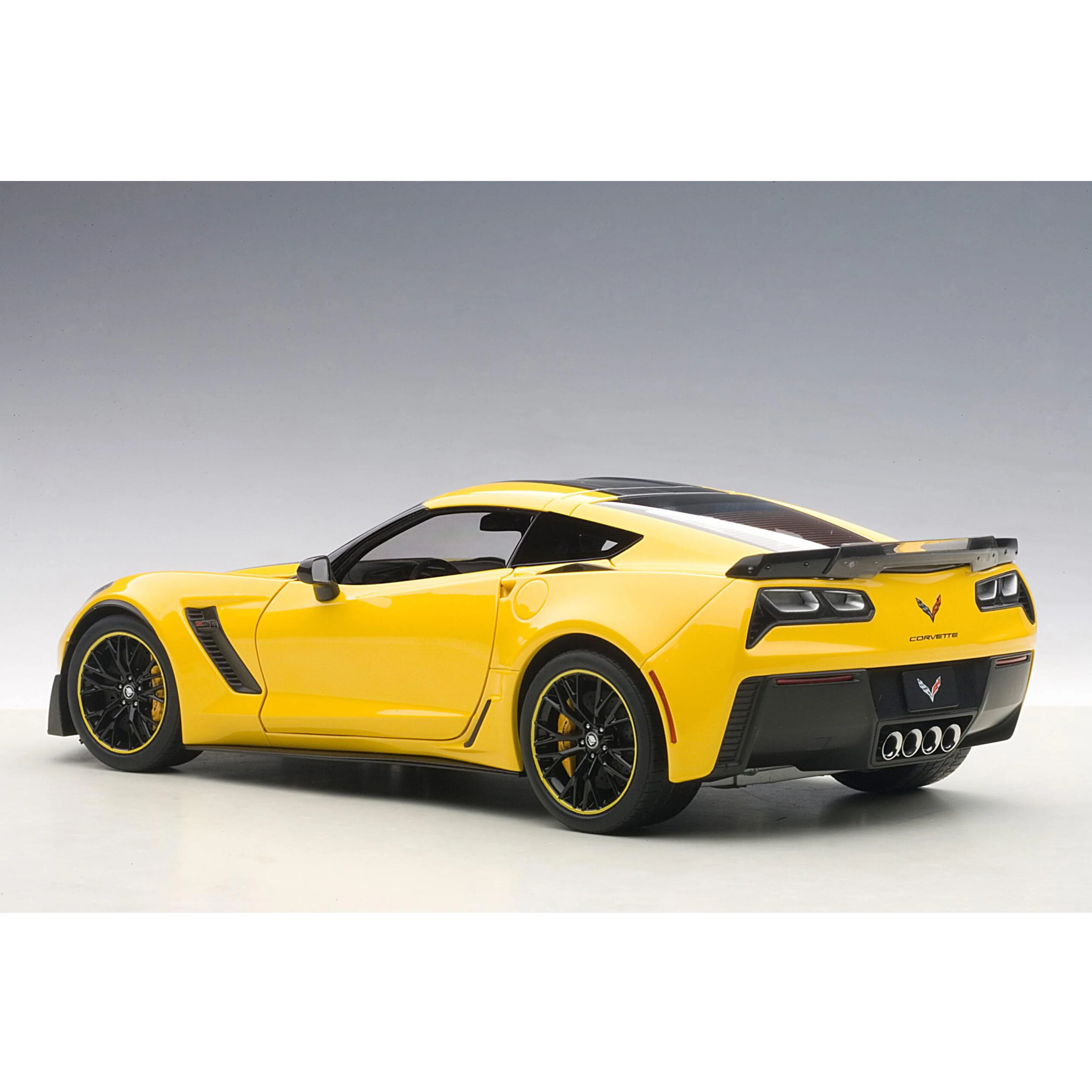 Chevrolet Corvette C7 Z06 C7R Edition 2015 Jaune 1/18 - Image 2