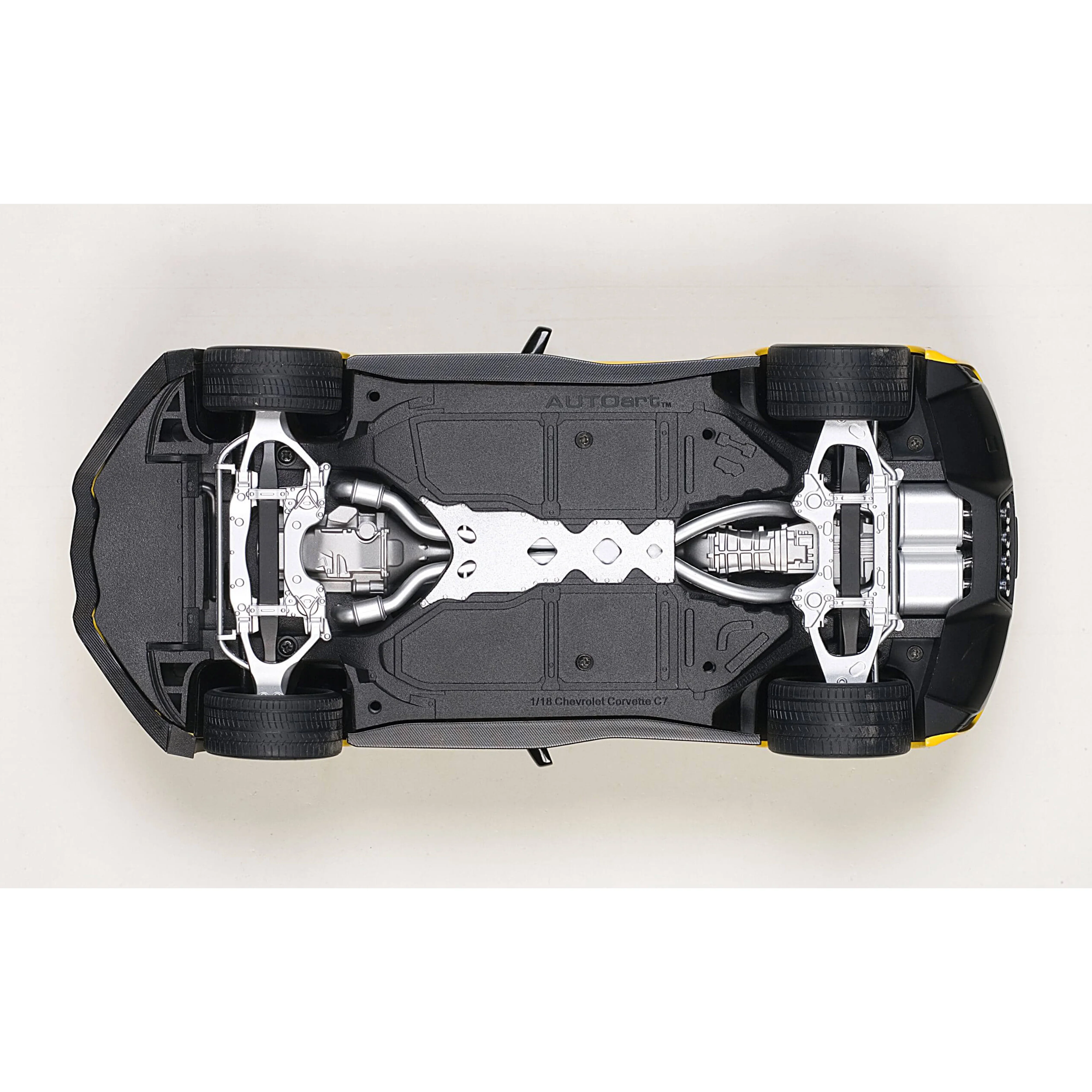 Chevrolet Corvette C7 Z06 C7R Edition 2015 Jaune 1/18 - Image 4