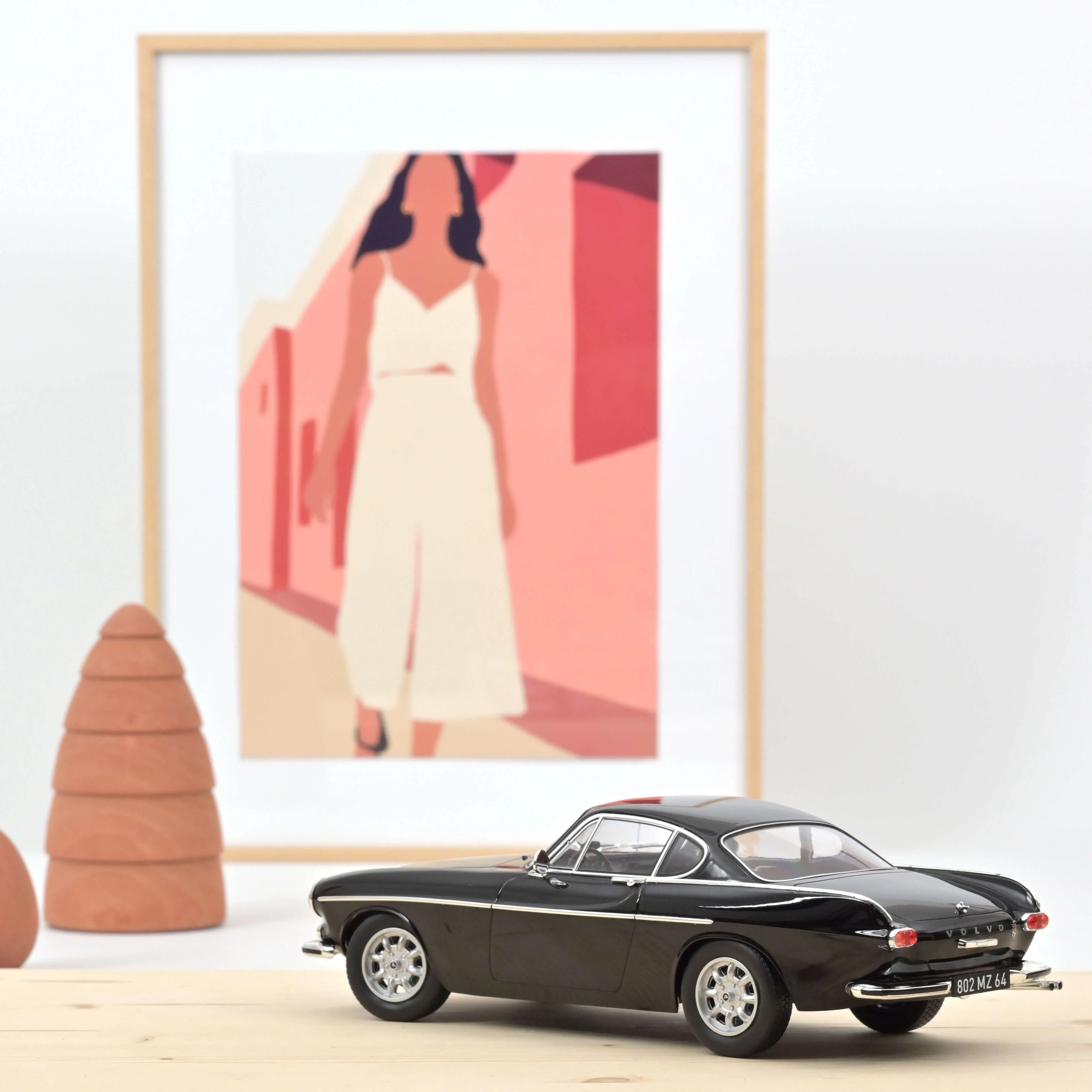 Volvo 1800 S 1967 Noir 1/18 - 400pcs - Image 2