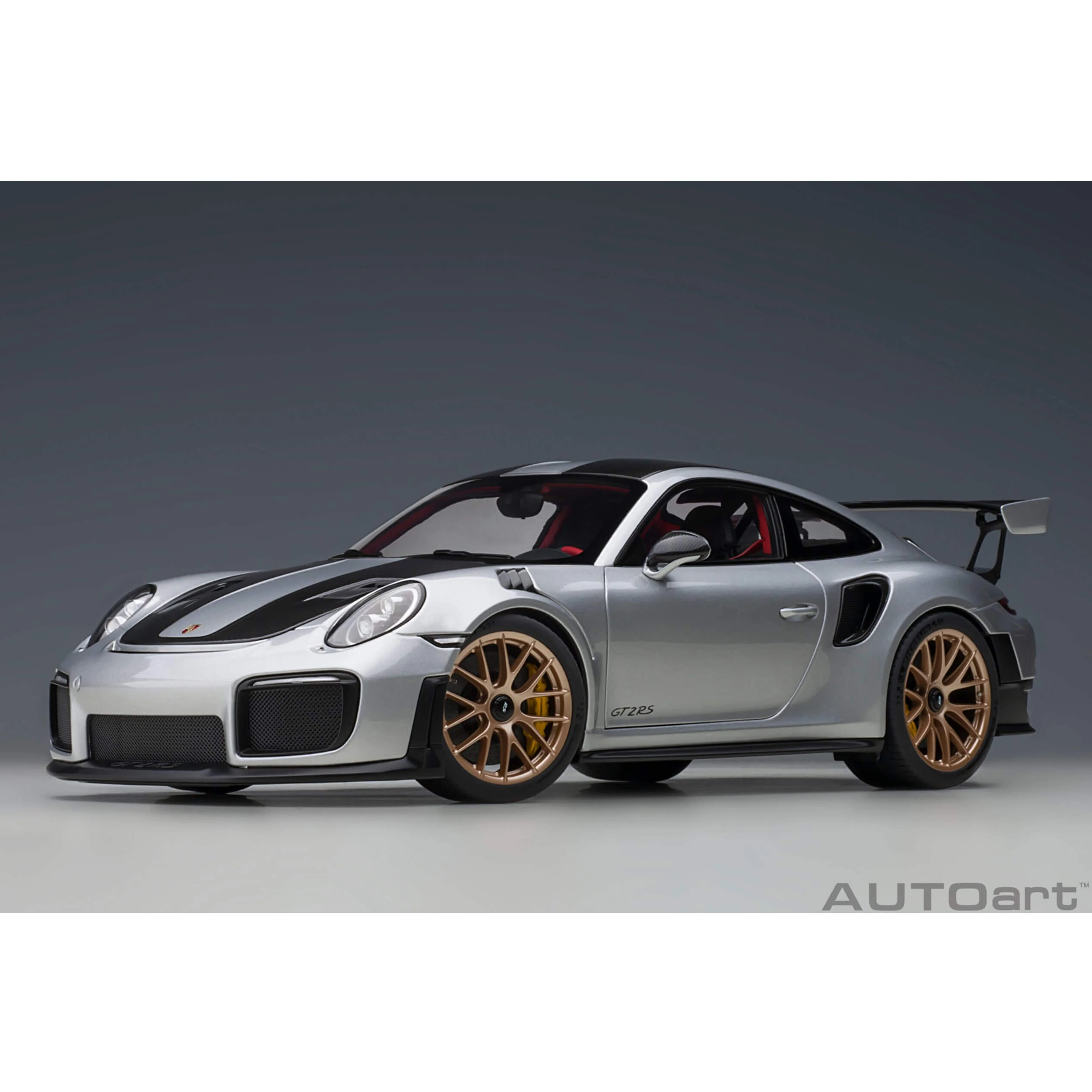 Porsche 911 (991.2) GT2RS 2017 Weissach Package GT Argent 1/18