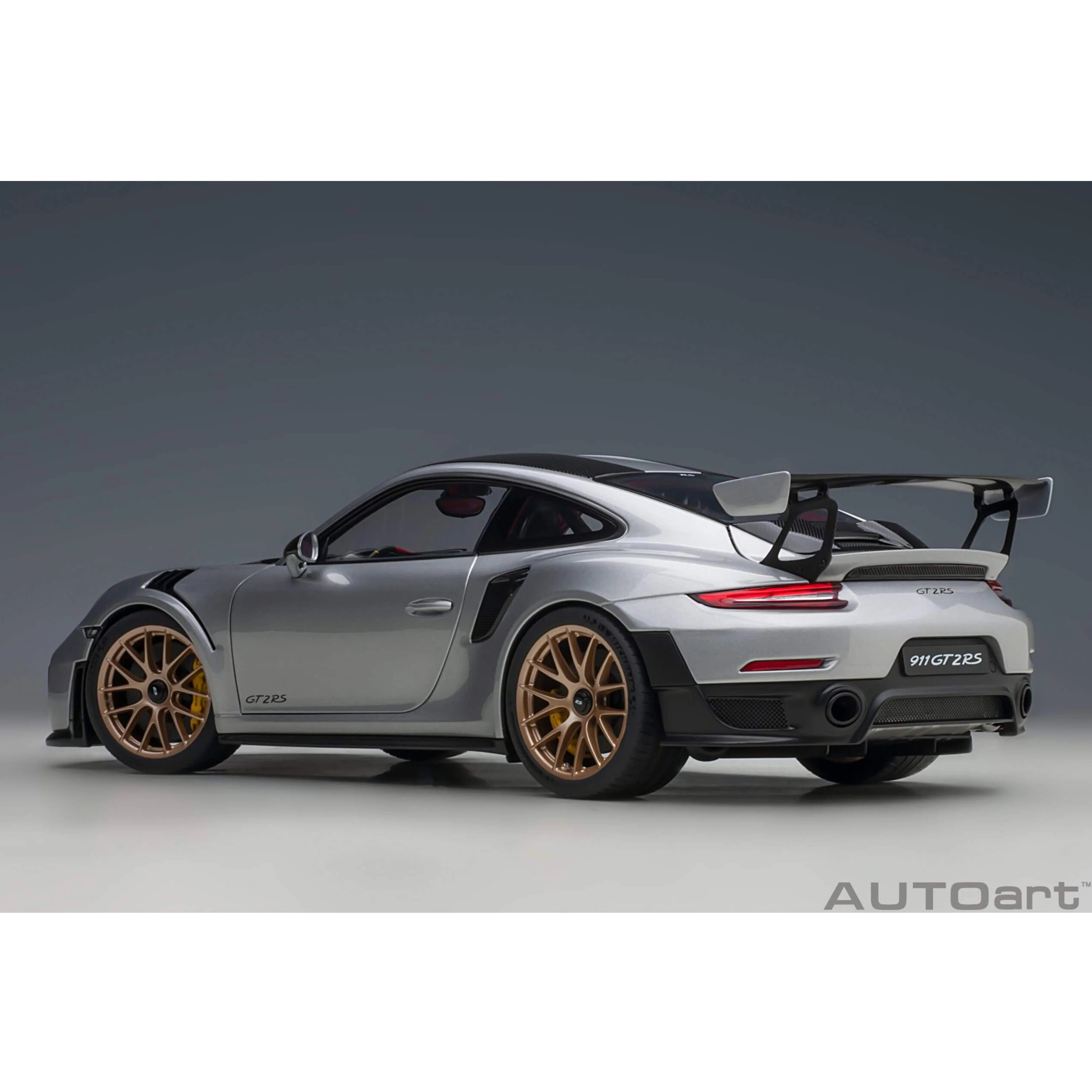 Porsche 911 (991.2) GT2RS 2017 Weissach Package GT Argent 1/18 - Image 2