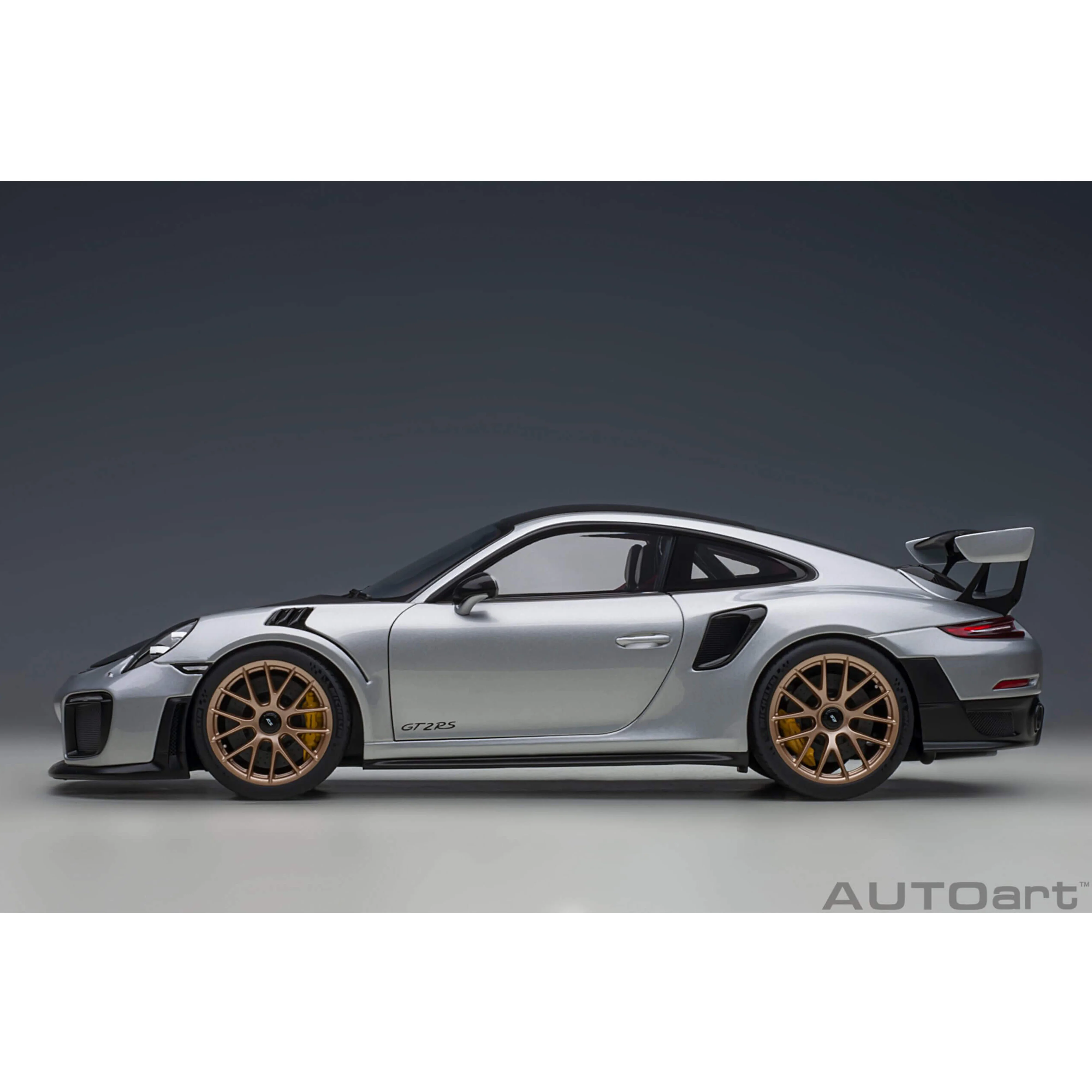 Porsche 911 (991.2) GT2RS 2017 Weissach Package GT Argent 1/18 - Image 3