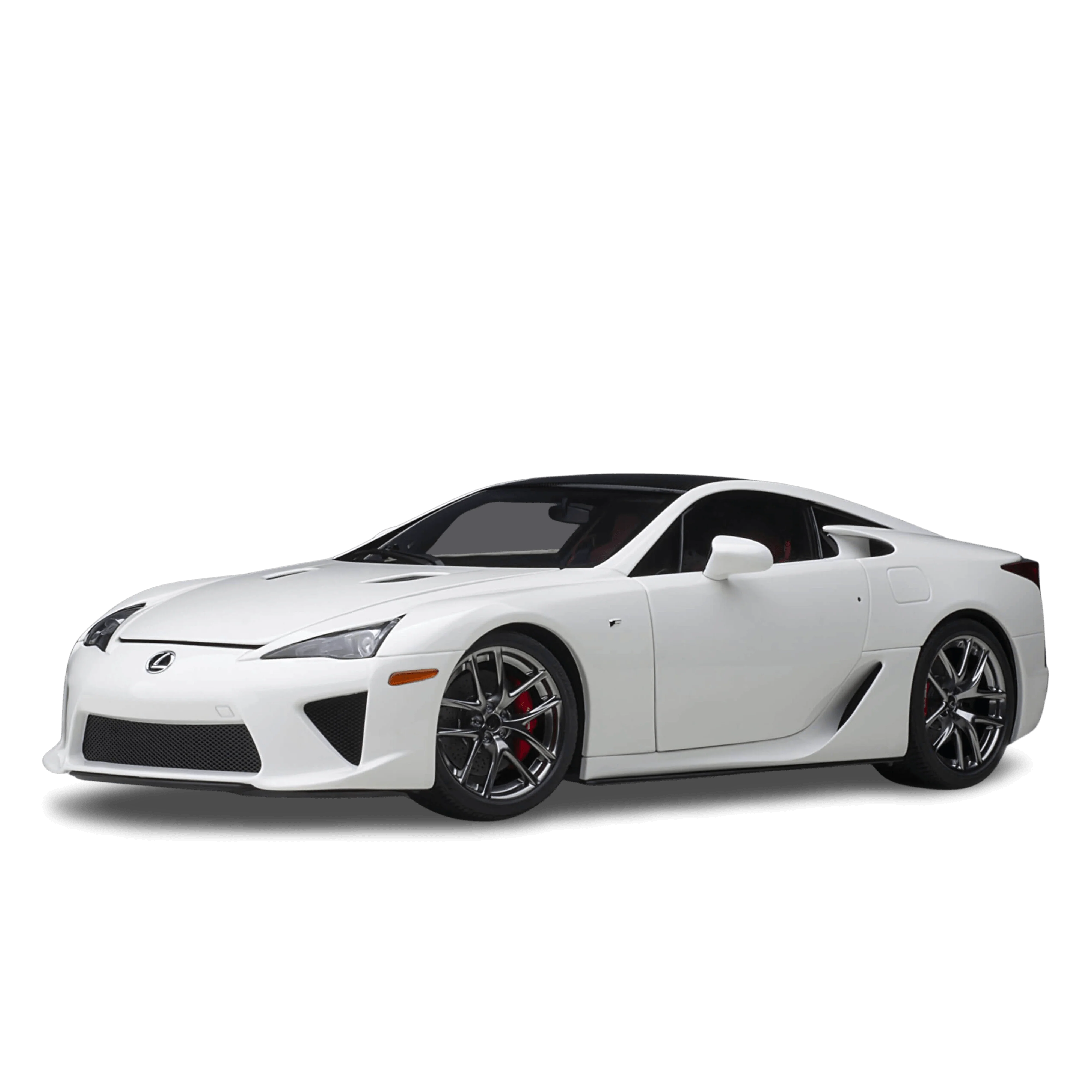 Lexus LFA 2010 Blanc/Noir carbone 1/18