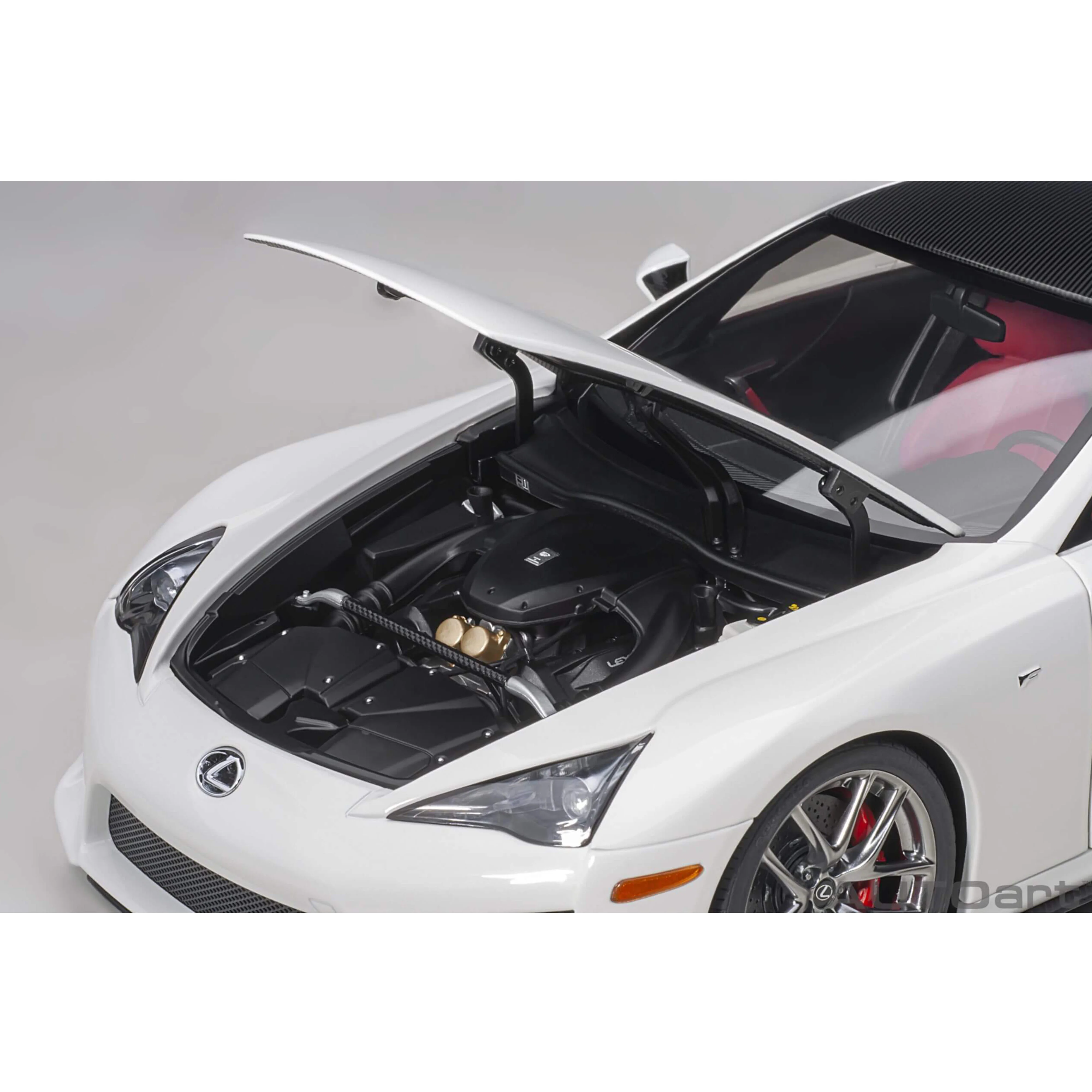 Lexus LFA 2010 Blanc/Noir carbone 1/18 - Image 6