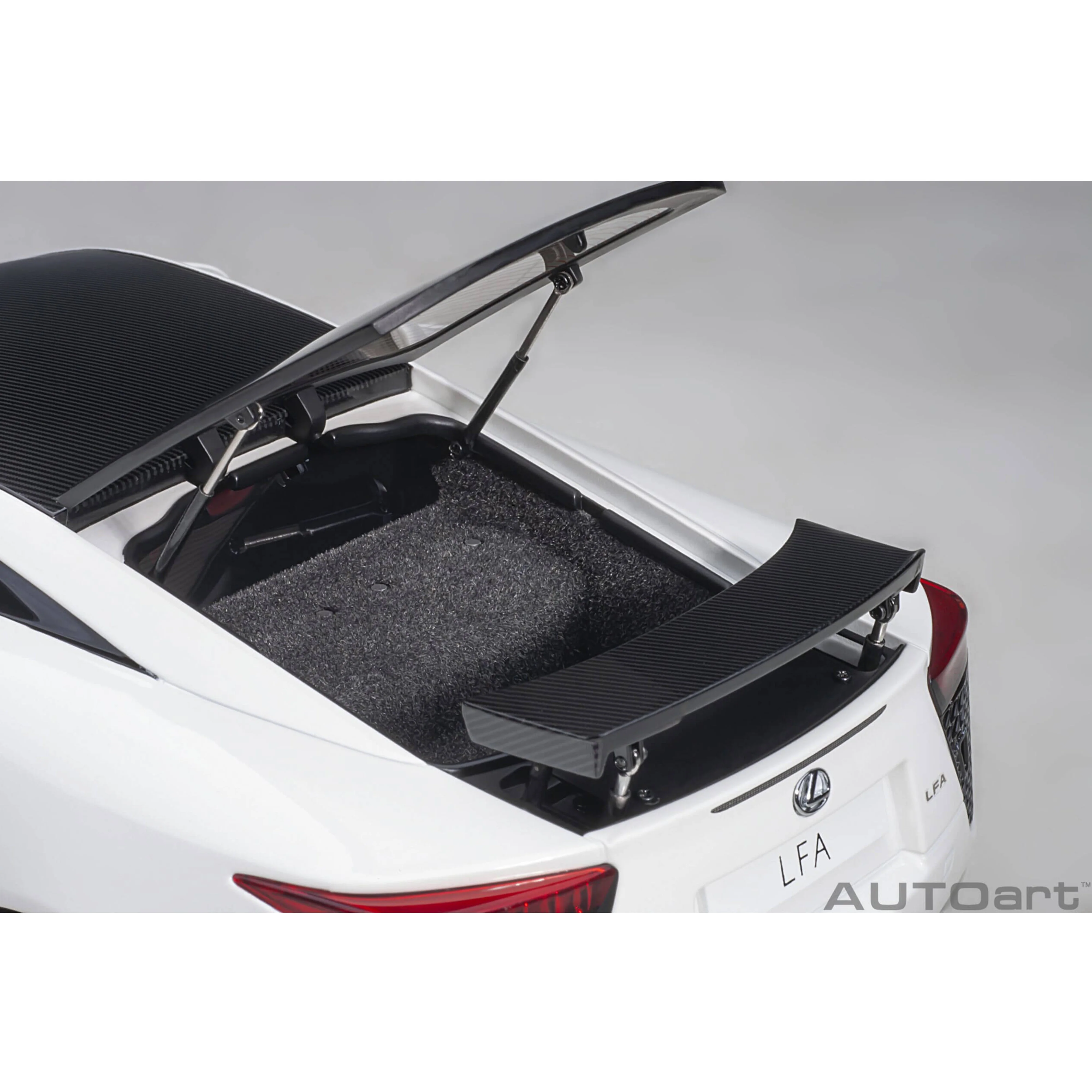 Lexus LFA 2010 Blanc/Noir carbone 1/18 - Image 7