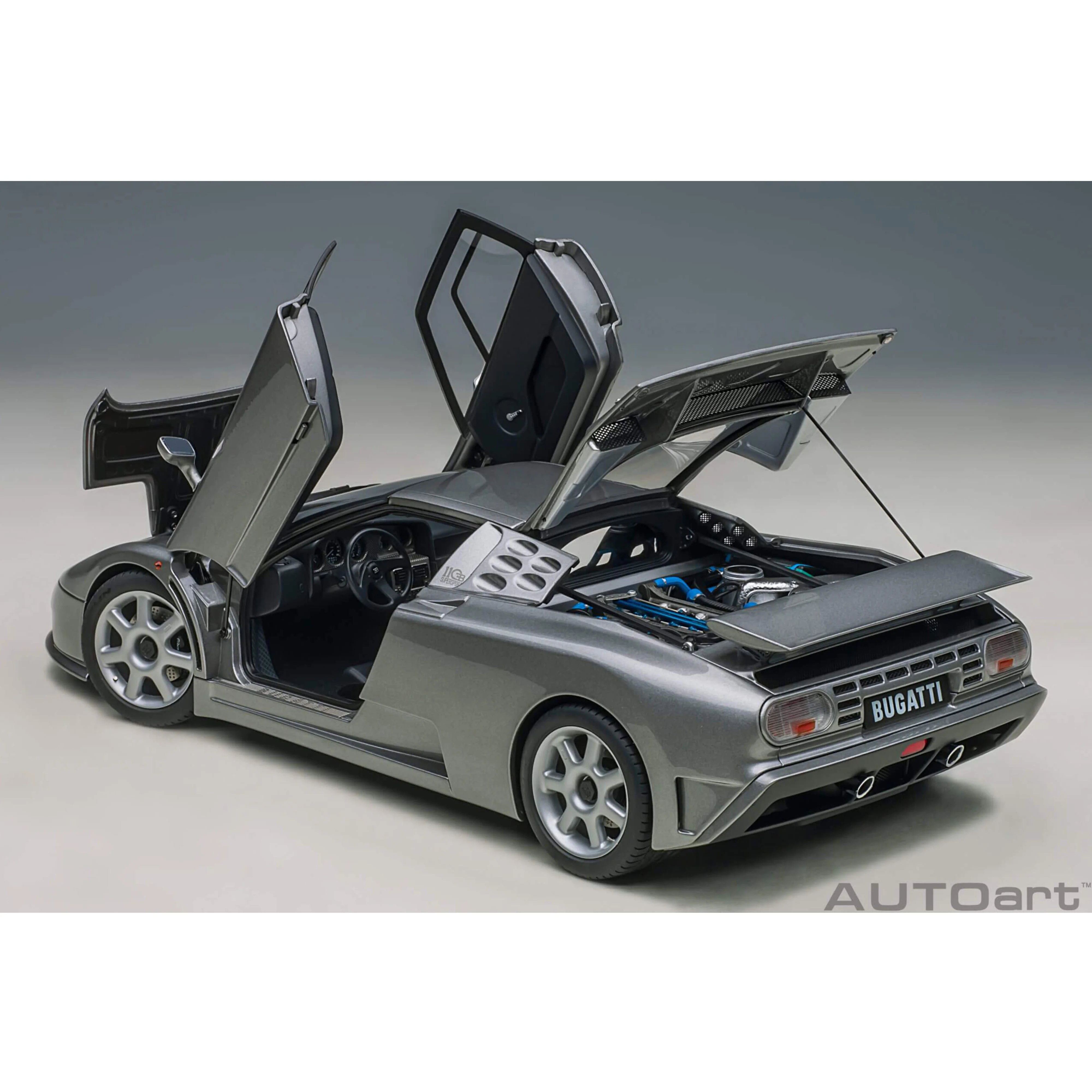 Bugatti EB110 SS Gris Métallique 1/18 - Image 7